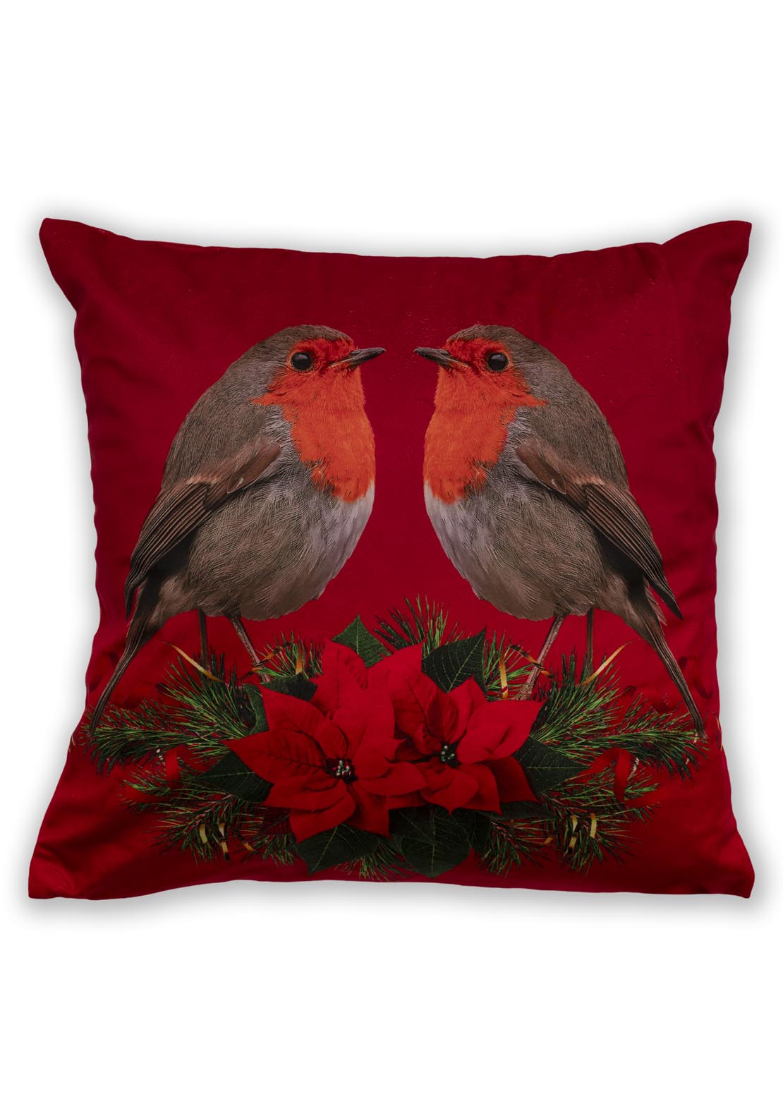 The Home Christmas Twin Robin Cushion 1 Shaws Department Stores