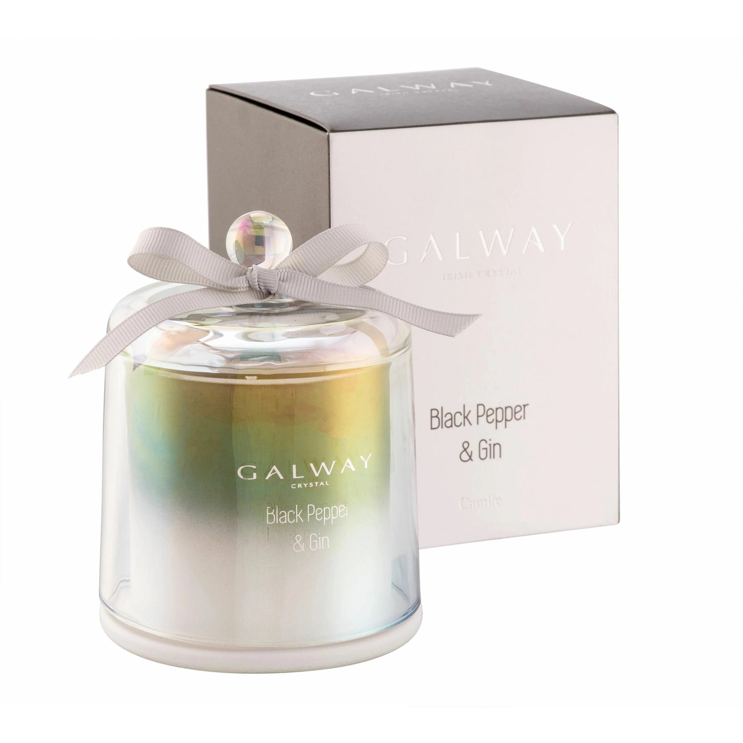 Galway Crystal Black Pepper &amp; Gin Scented Candle - Gin &amp; Black Pepper 2 Shaws Department Stores