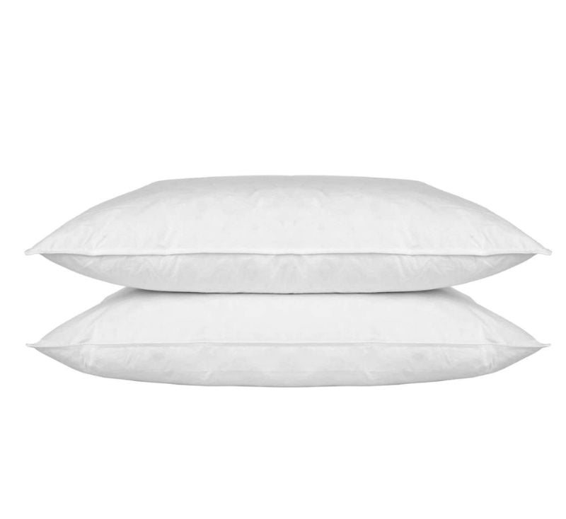 The Home Collection Duck Feather Pillow Pair - White 2 Shaws Department Stores