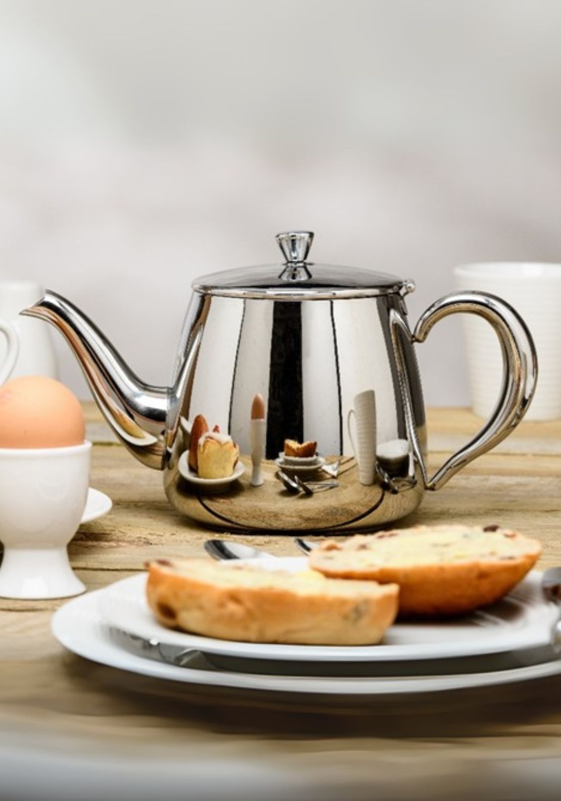 Dunlevy 35Oz Stainless Steel Chelsea Teapot 1 Shaws Department Stores