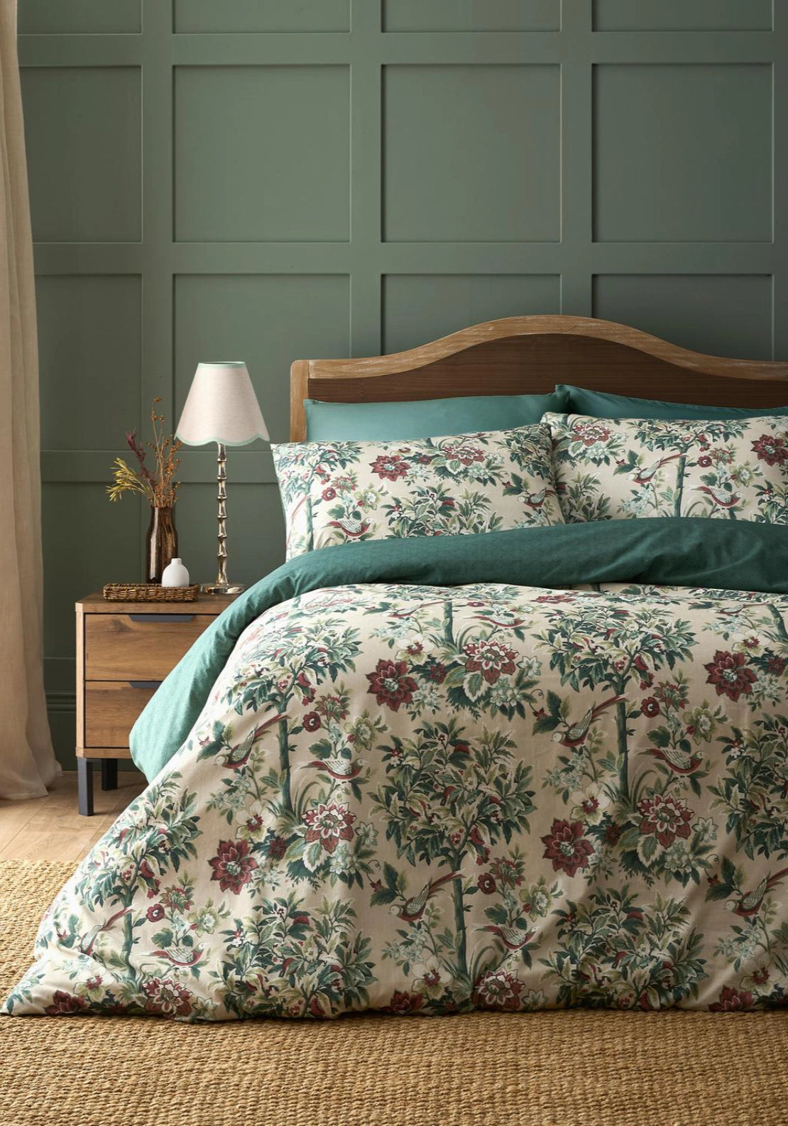 Ophelia Tapestry Duvet Cover Set - Beige