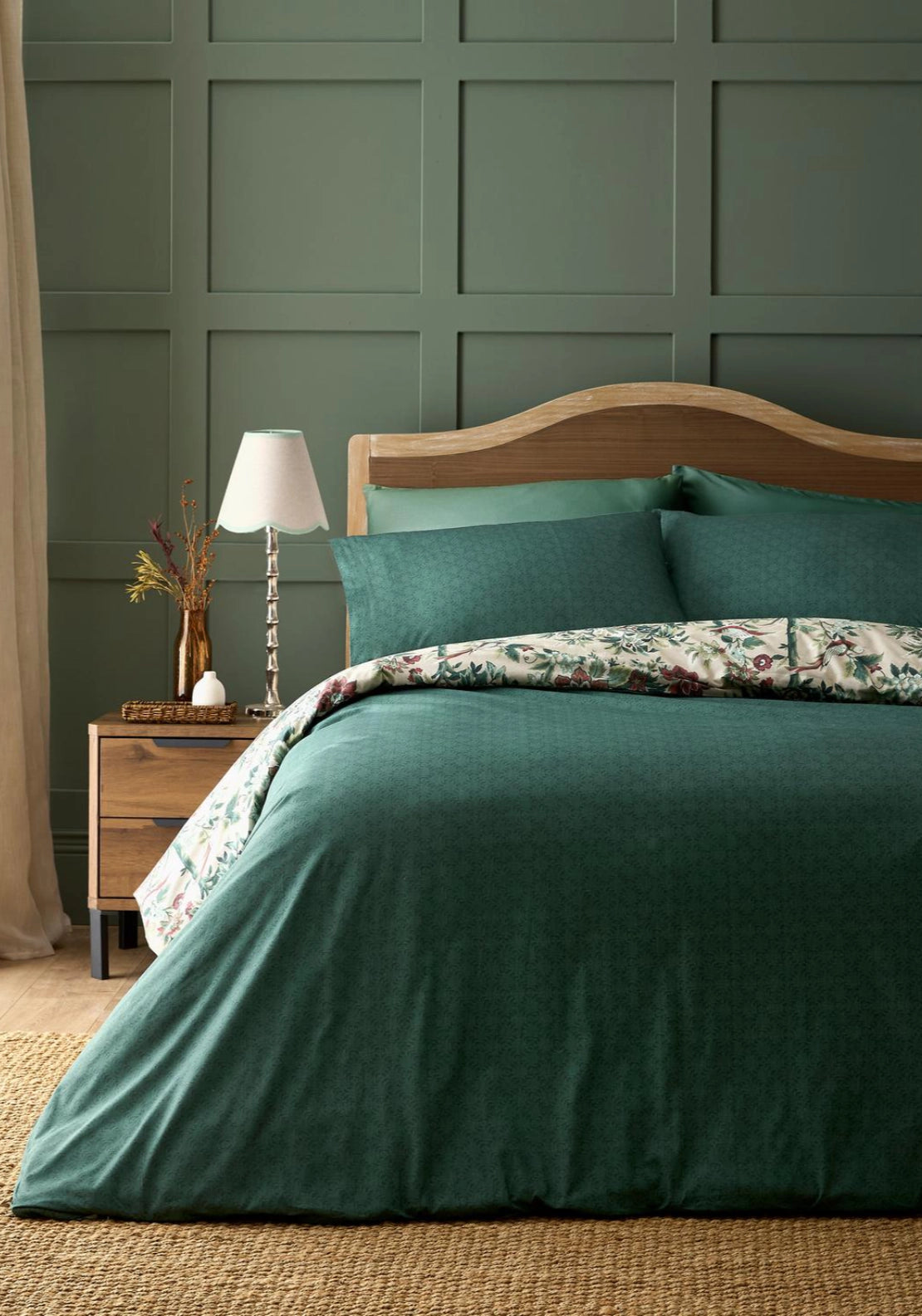 Ophelia Tapestry Duvet Cover Set - Beige