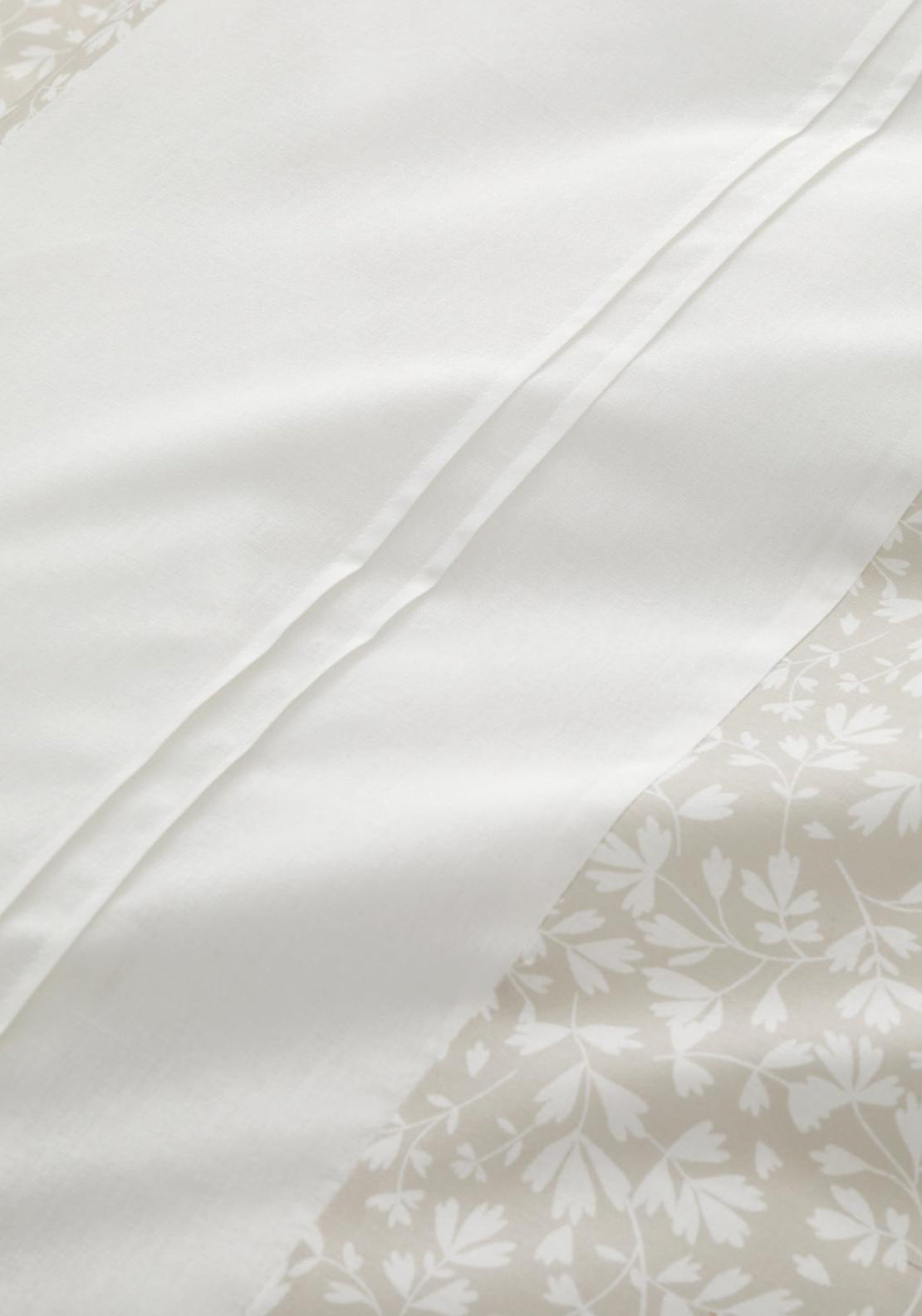 The Home Collection Deco Leaf Duvet Cover Set - Natural 4 Shaws Department Stores