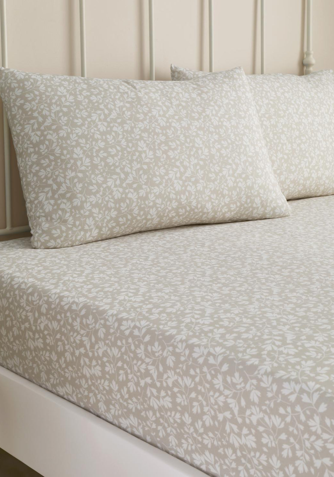 The Home Collection Deco Leaf Duvet Cover Set - Natural 5 Shaws Department Stores