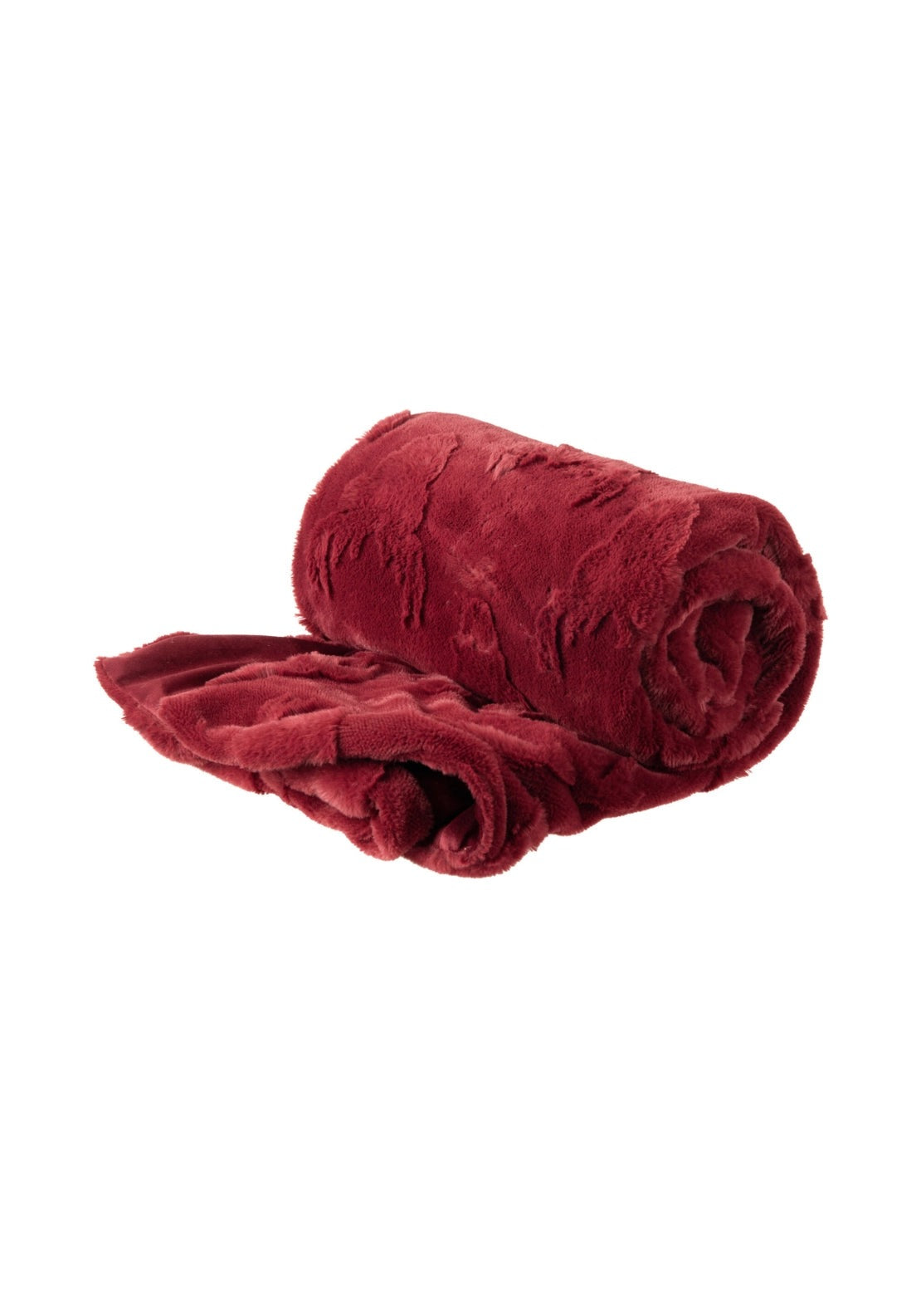 The Home Christmas Christmas Deer Blanket - Red 1 Shaws Department Stores