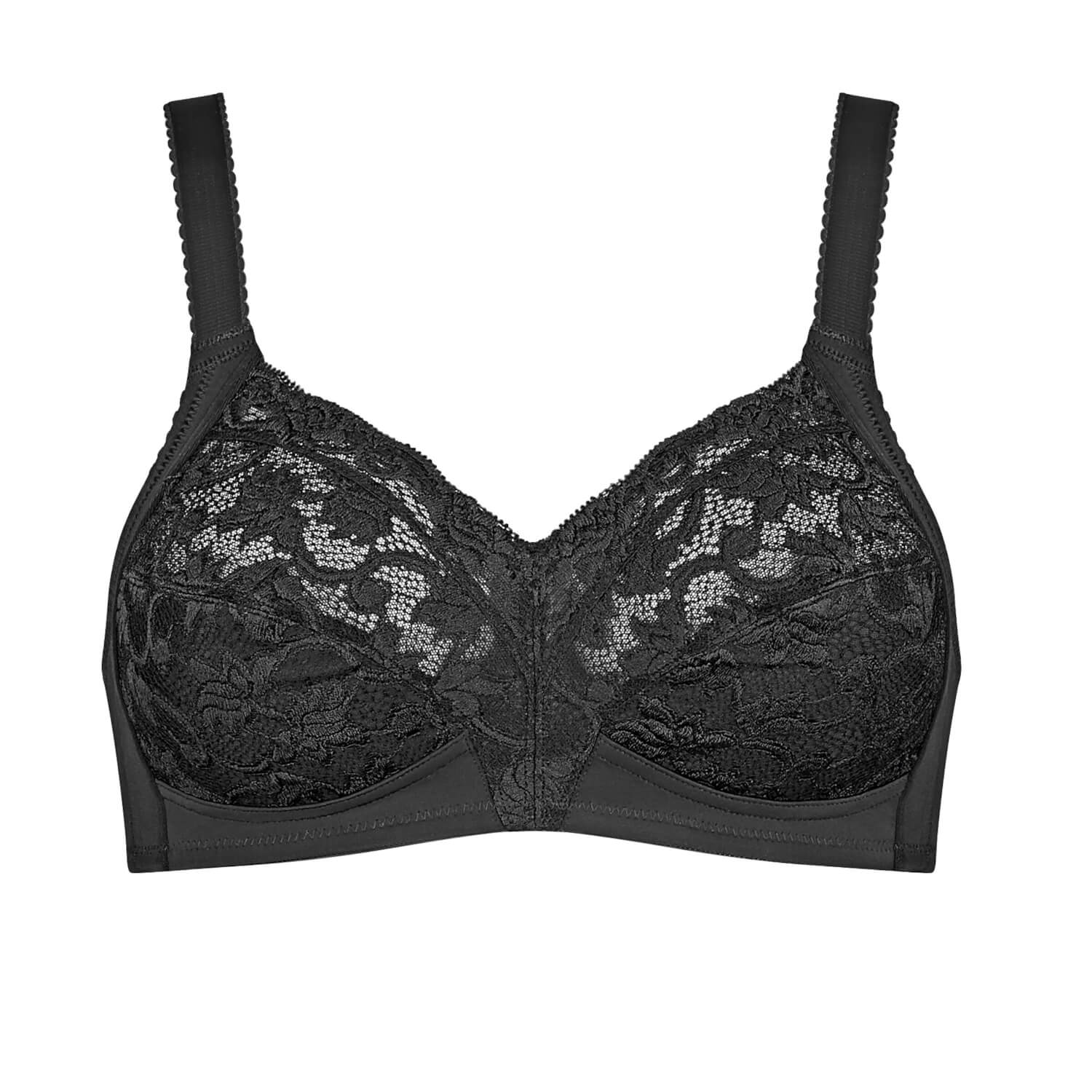 Triumph Delicate Doreen Non-Wired Bra - Black 1 Shaws Department Stores