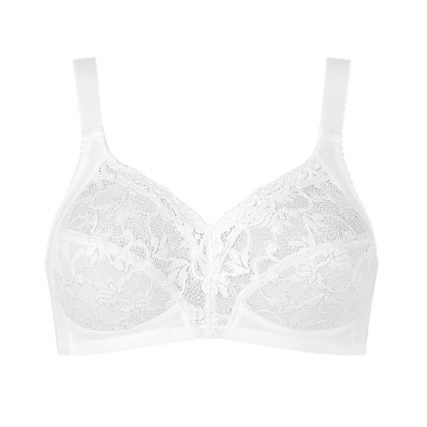 Triumph Delicate Doreen Non-Wired Bra - White 1 Shaws Department Stores