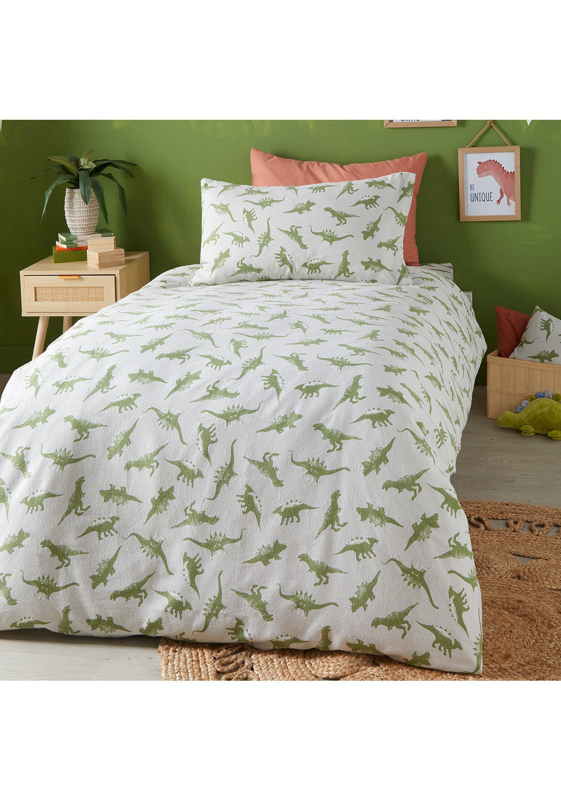  The Home Collection Brushed Dinosaur Duvet Cover Set 3 Shaws Department Stores