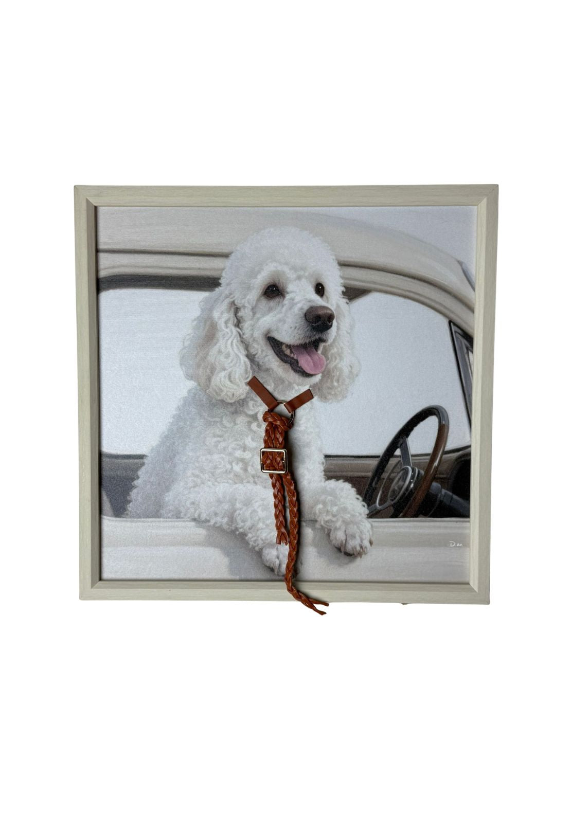 The Home Collection Dog In Car Canvas - Multi 1 Shaws Department Stores