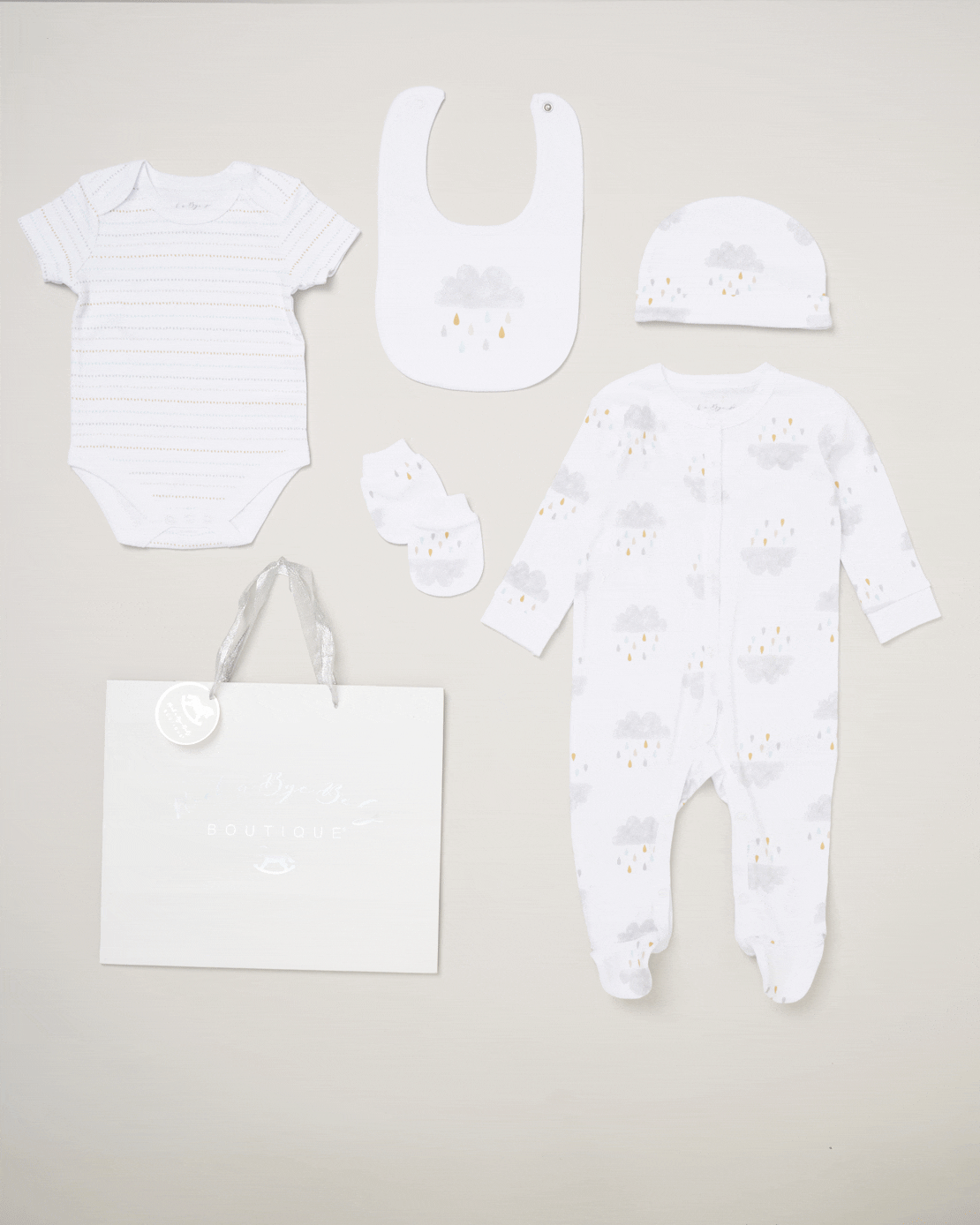 Jainco Baby 5 Piece Gift Set - White 1 Shaws Department Stores