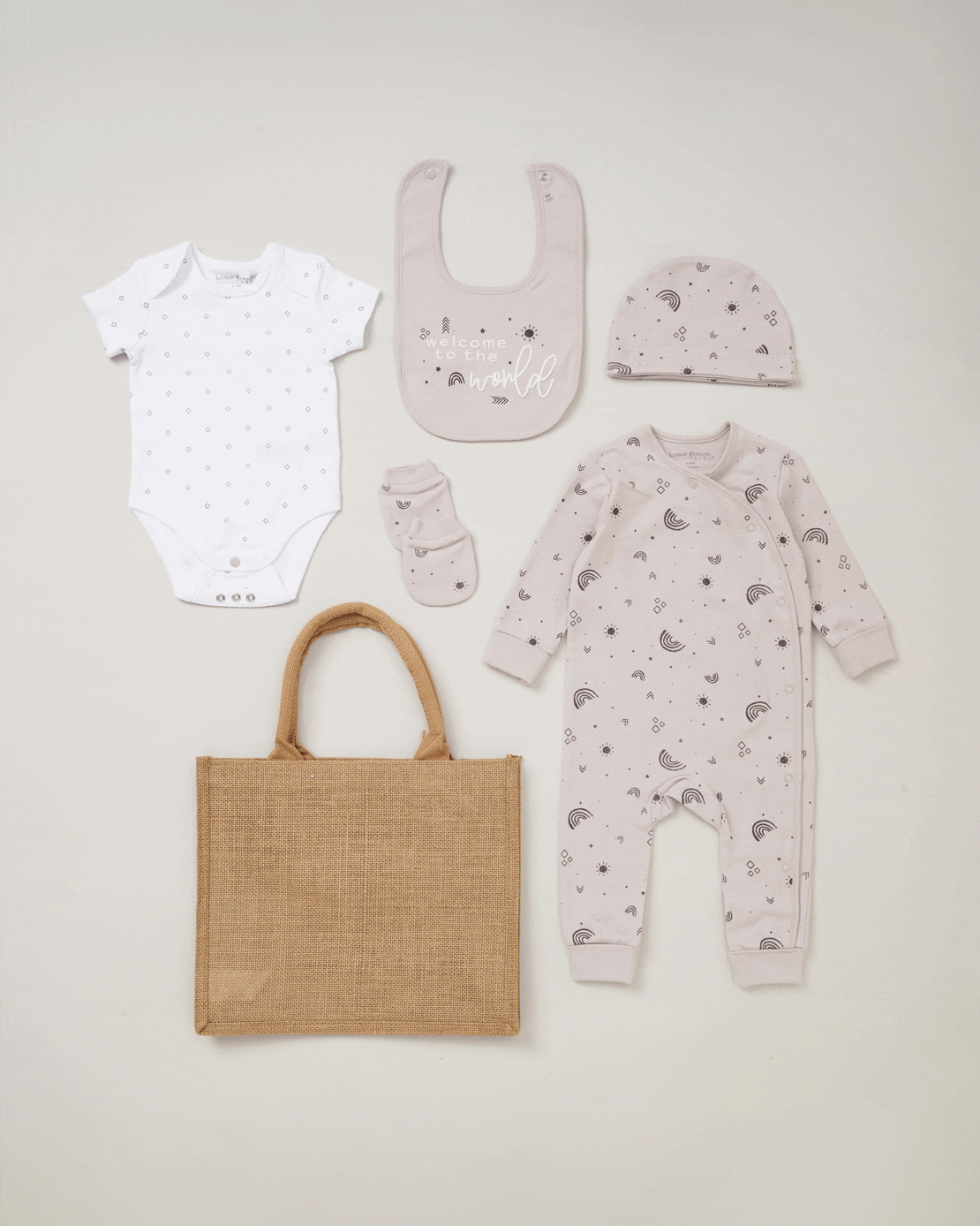 Jainco Baby 5 Piece Gift Set - Grey 1 Shaws Department Stores