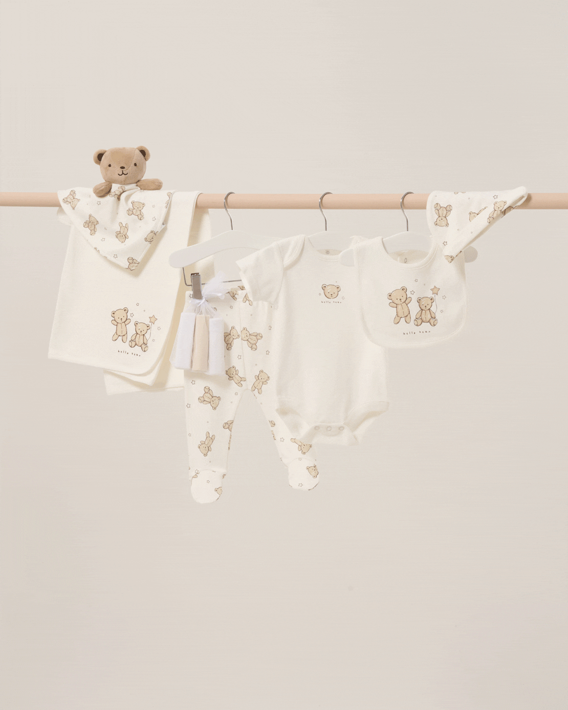 Jainco 10 Piece Baby Git Set - Cream 10 Shaws Department Stores