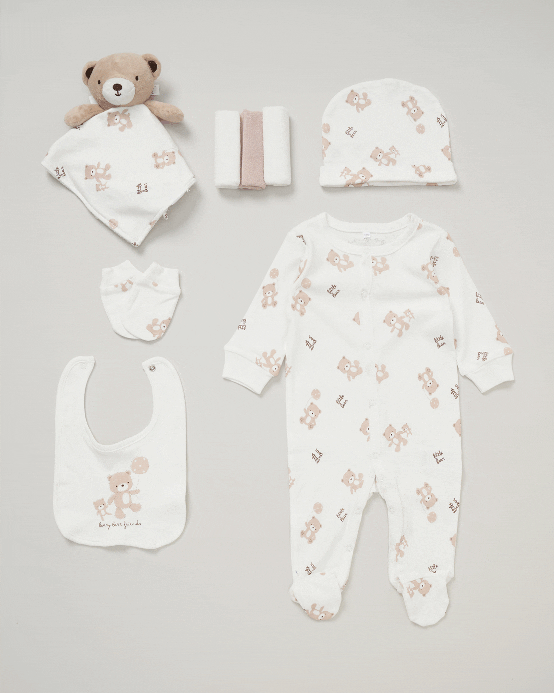 Jainco Baby 8 Piece Gift Set - White 1 Shaws Department Stores