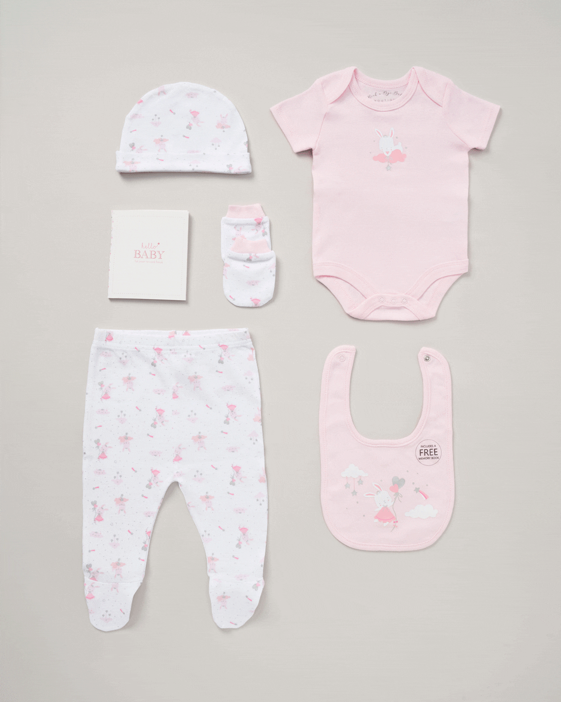 Jainco Baby 6 Piece Gift Set - Pink 1 Shaws Department Stores