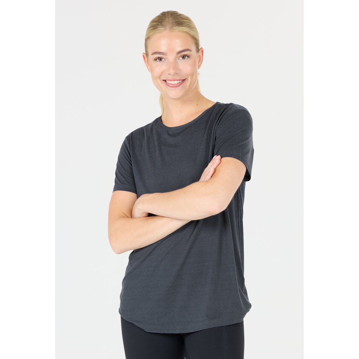 Athlecia Lizzy With Slub Short Sleeve Tee - Ombre Blue 1 Shaws Department Stores