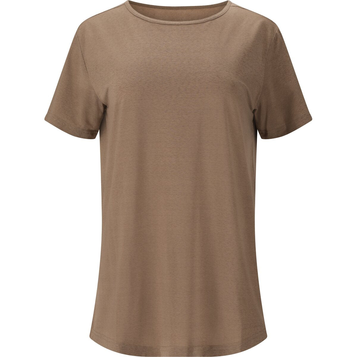 Athlecia Lizzy With Slub Short Sleeve Tee - Walnut 4 Shaws Department Stores