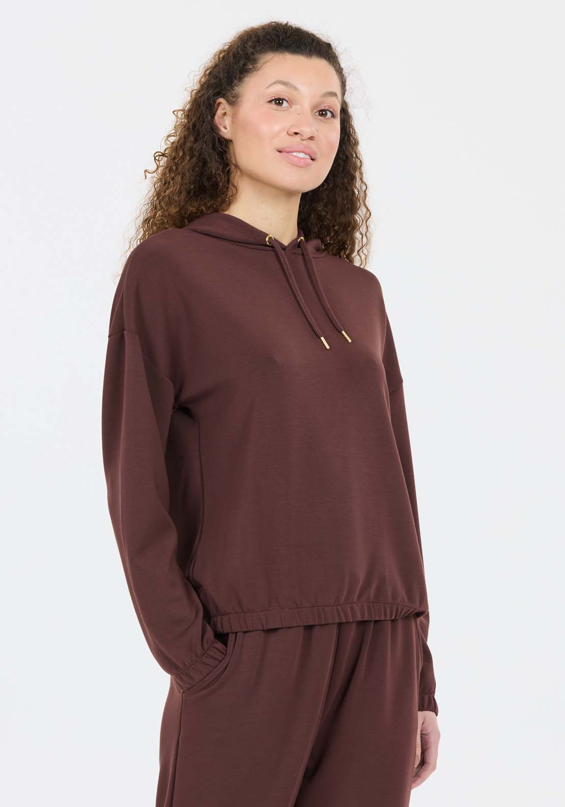 Athlecia Namier Hoodie - Fudge 1 Shaws Department Stores