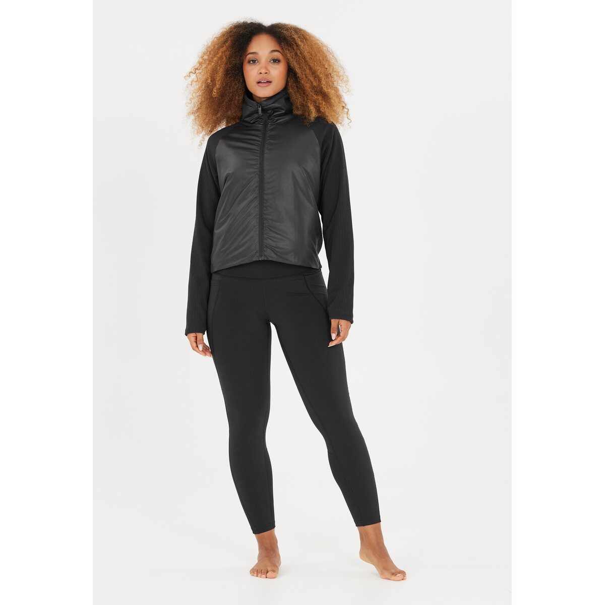 Athlecia Ayanda Womenswear Jacket - Black 2 Shaws Department Stores