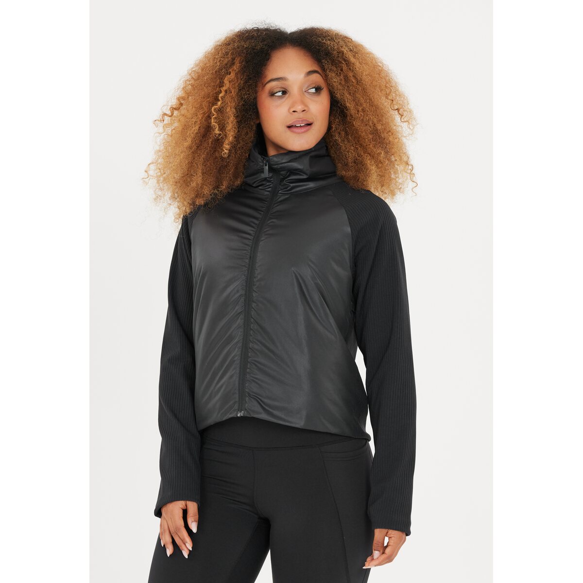 Athlecia Ayanda Womenswear Jacket - Black 1 Shaws Department Stores