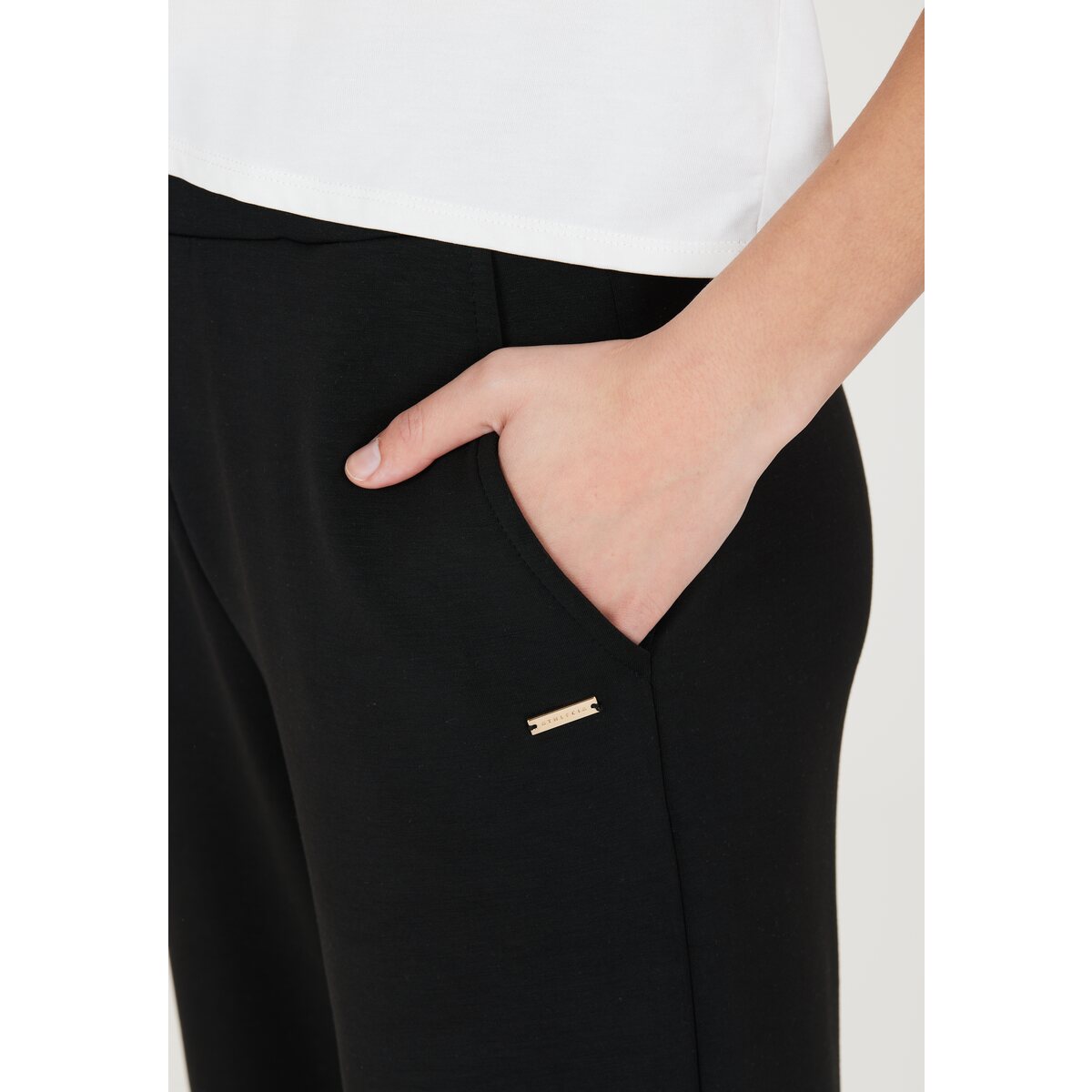Athlecia Jacey Womenswear Regular Pants - Black 3 Shaws Department Stores