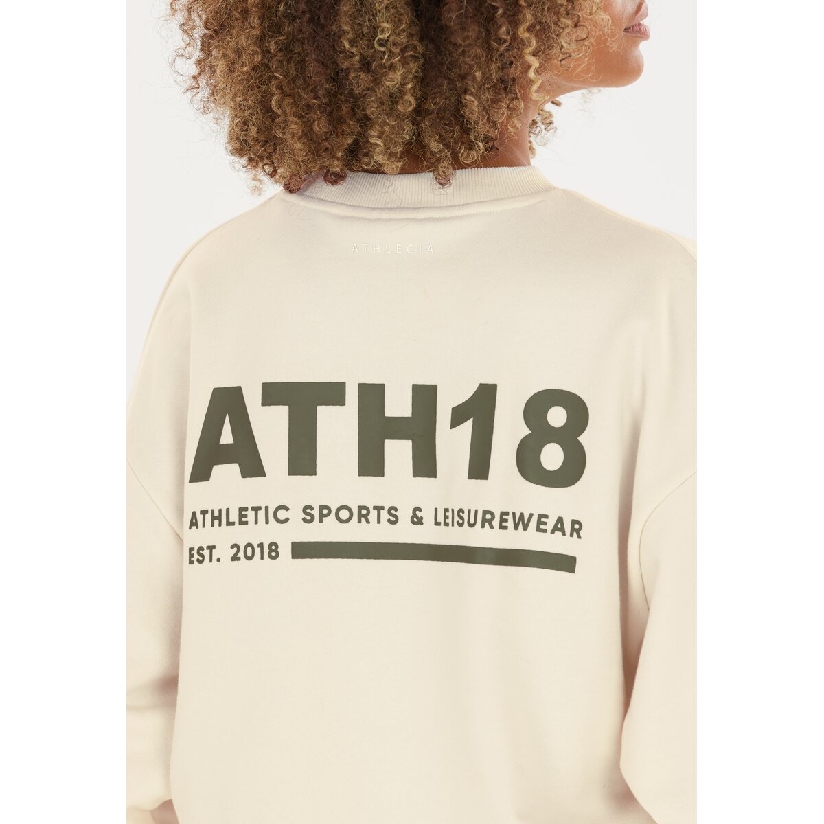 Athlecia Naomi Womenswear Crew Neck - White 5 Shaws Department Stores