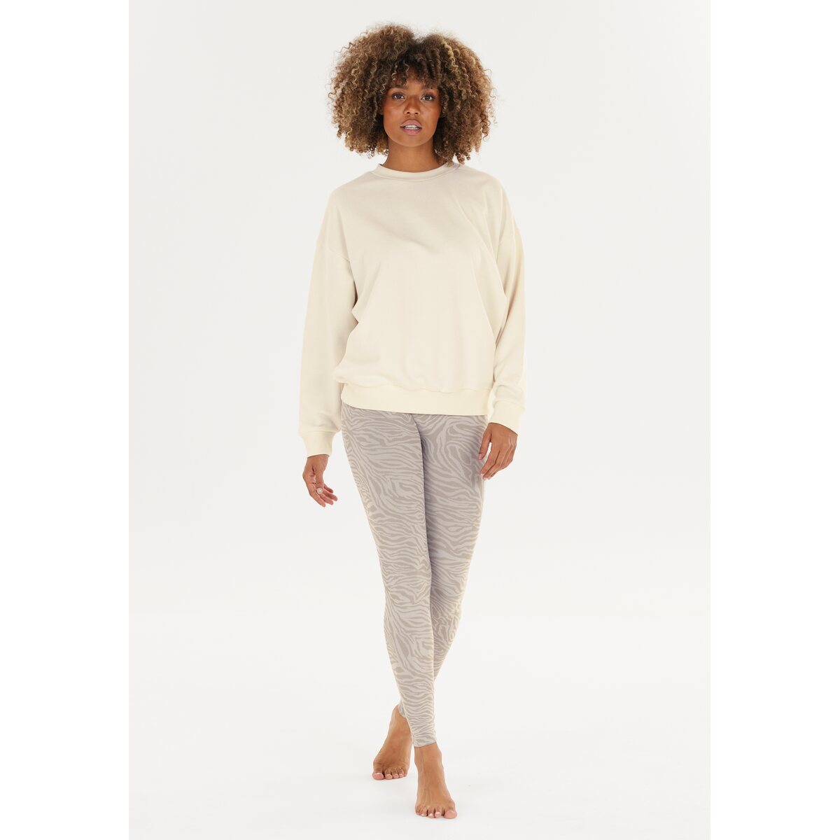 Athlecia Naomi Womenswear Crew Neck - White 1 Shaws Department Stores