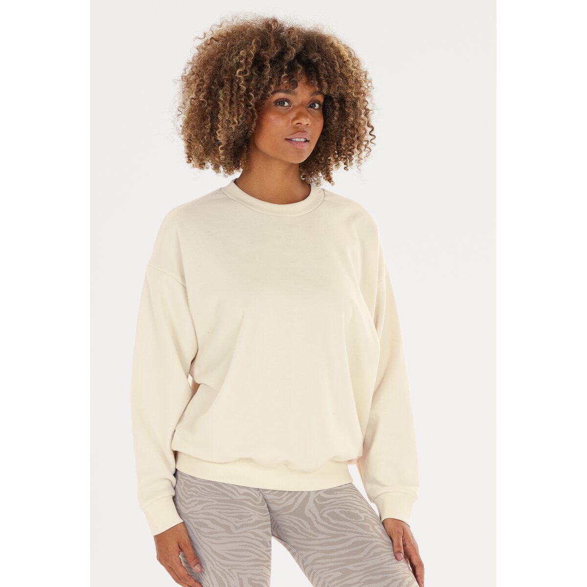 Athlecia Naomi Womenswear Crew Neck - White 2 Shaws Department Stores