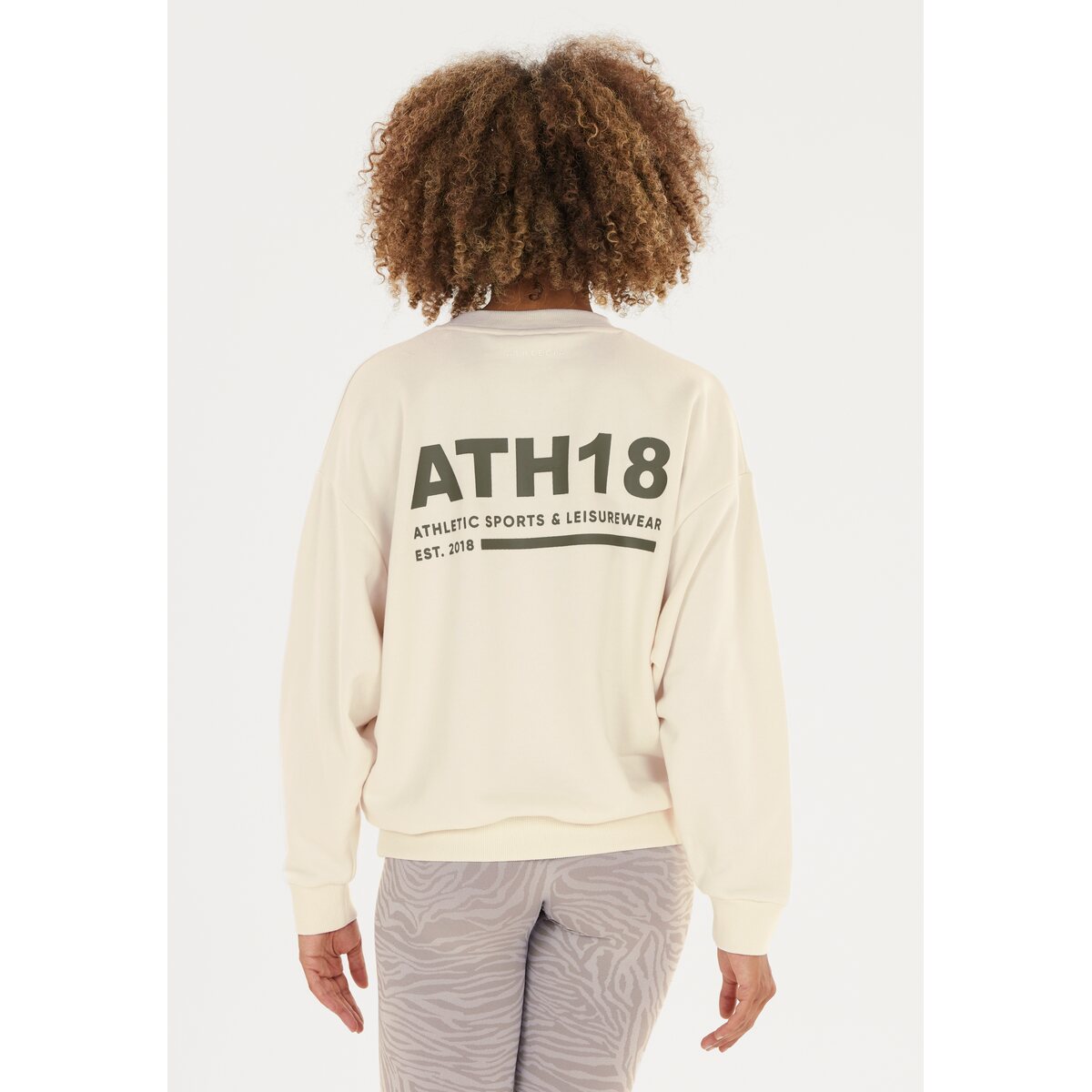 Athlecia Naomi Womenswear Crew Neck - White 3 Shaws Department Stores