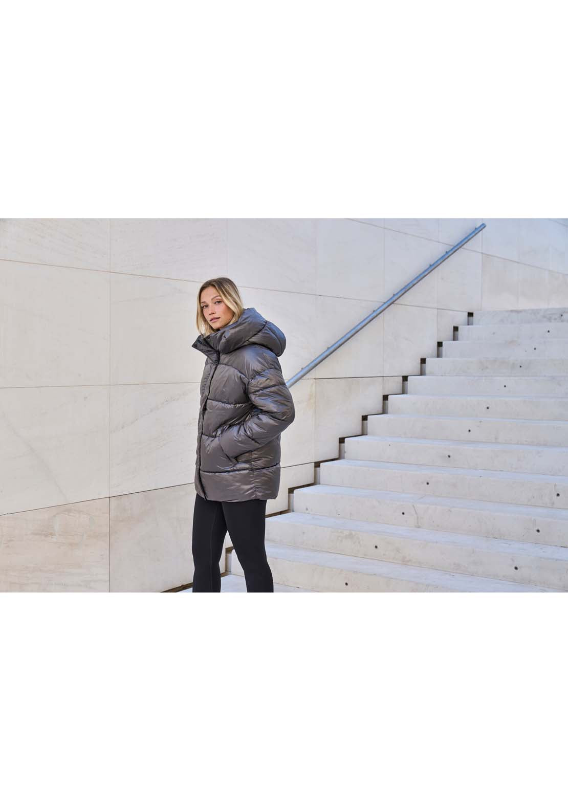 Athlecia Moriarty Puffer Jacket - Walnut 9 Shaws Department Stores