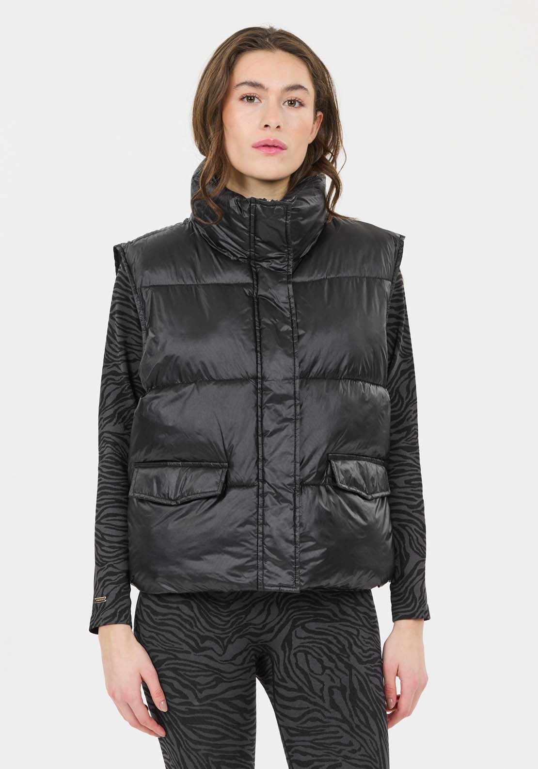 Athlecia Prinsloo Vest - Black 1 Shaws Department Stores