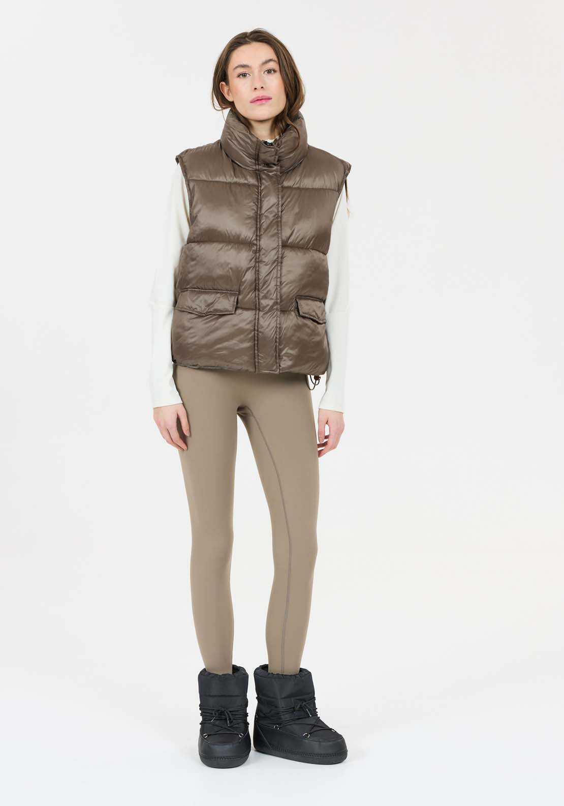Athlecia Prinsloo Vest - Warm Greige 4 Shaws Department Stores