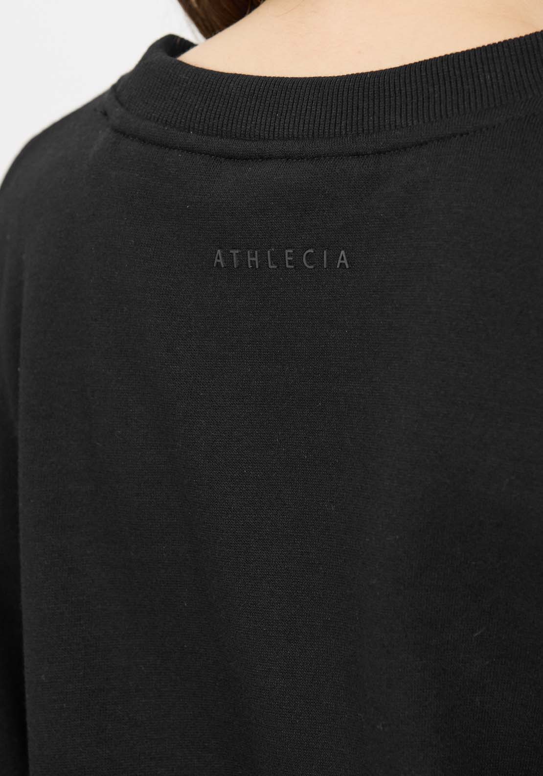 Athlecia Giannis Sweatshirt With Crew Neck - Black 6 Shaws Department Stores