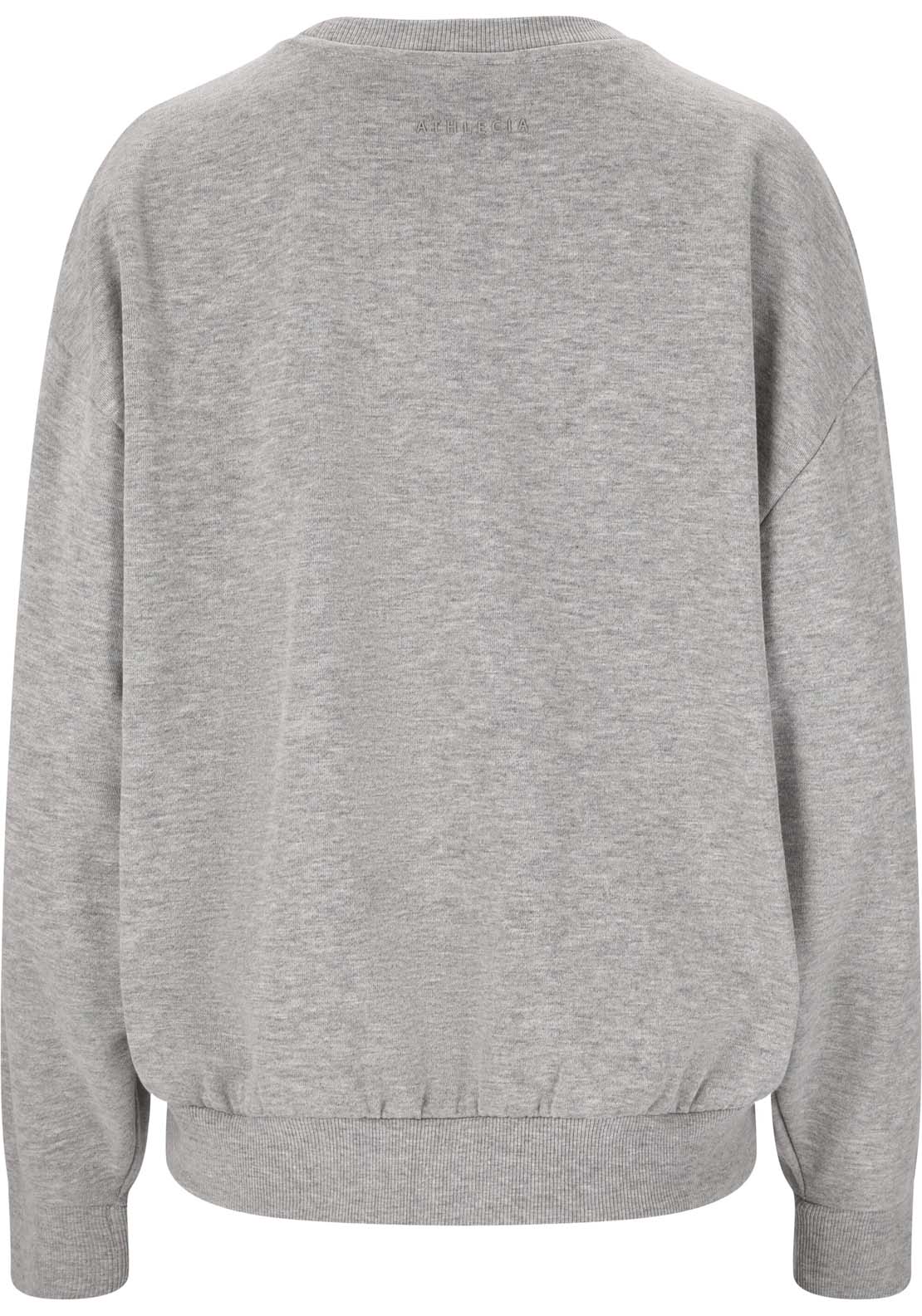 Athlecia Giannis Sweatshirt With Crew Neck - Light Grey Melange 7 Shaws Department Stores