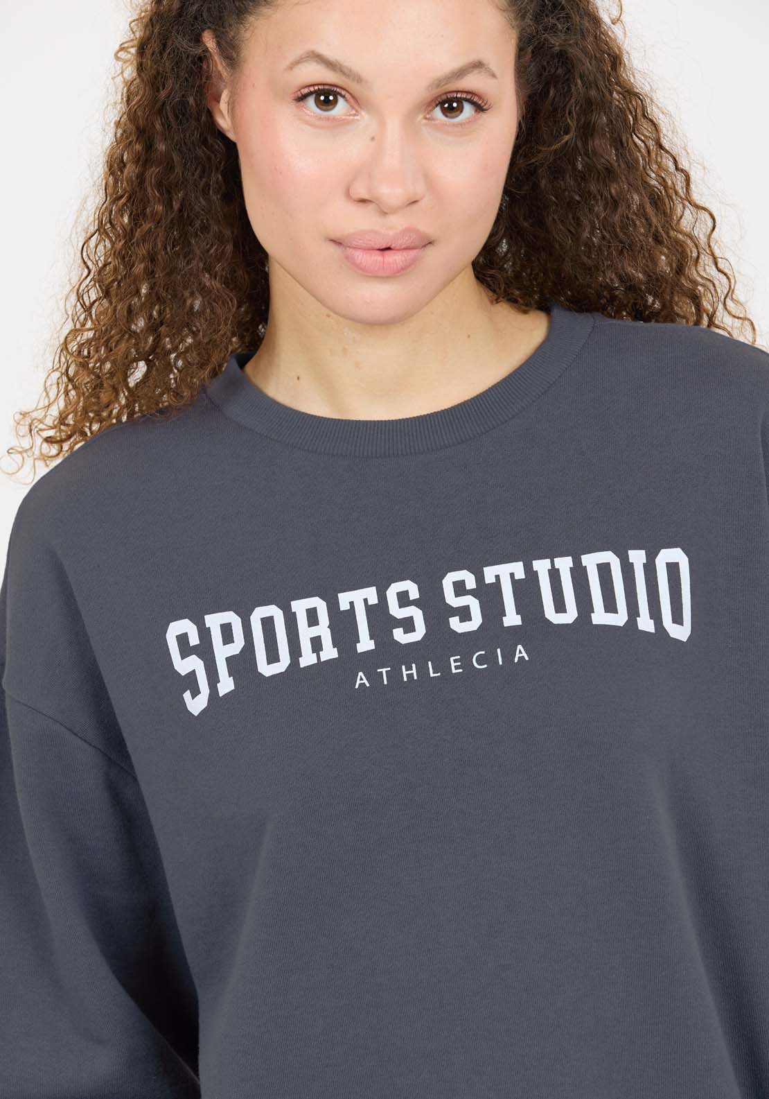 Athlecia Giannis Sweatshirt With Crew Neck - Ombre Blue 3 Shaws Department Stores