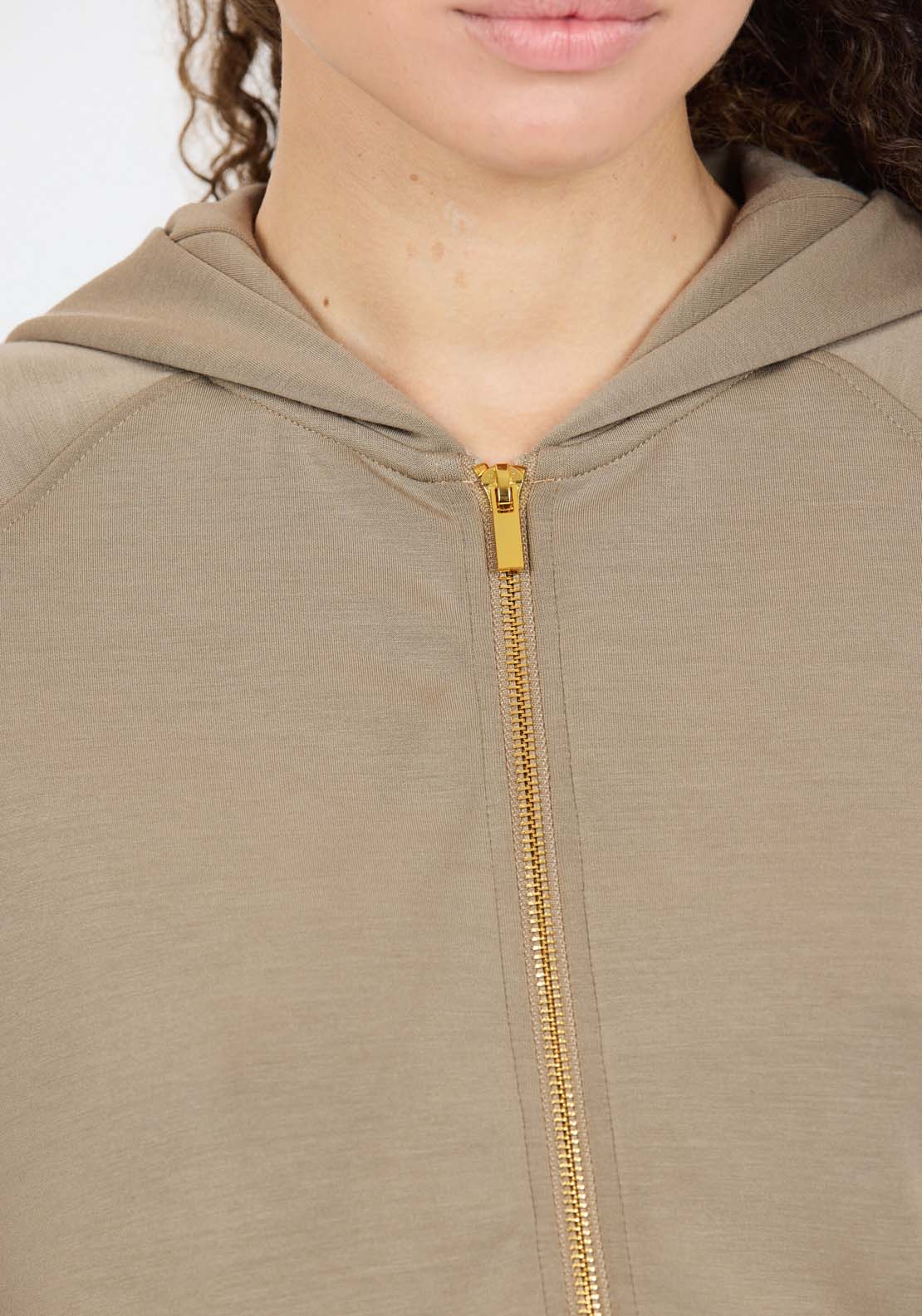 Athlecia Jacey With Full Zip - Roasted Cashew 5 Shaws Department Stores