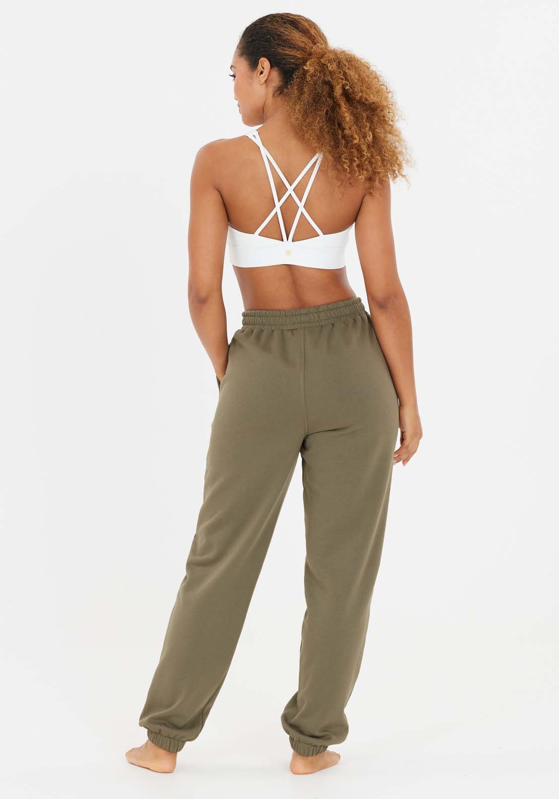 Athlecia Giannis Sweat Pants - Smokey Olive 2 Shaws Department Stores