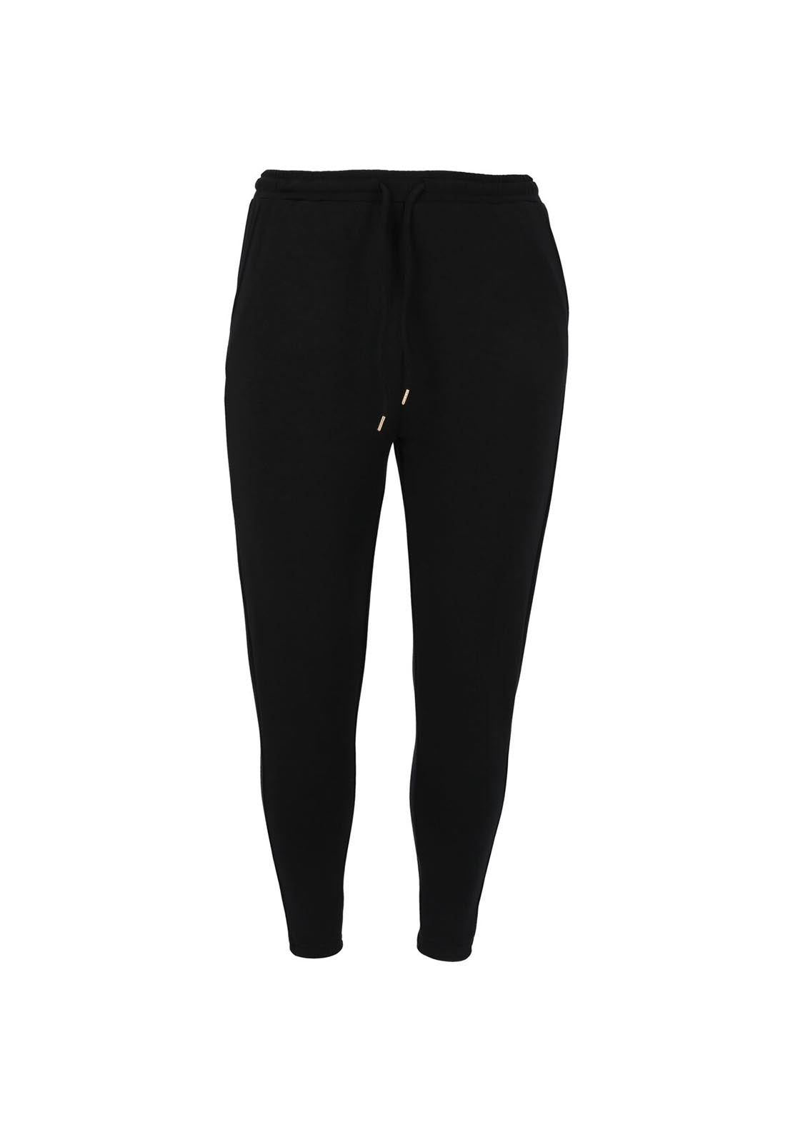 Q Tiamo Womens Sweat Pants - Black 7 Shaws Department Stores