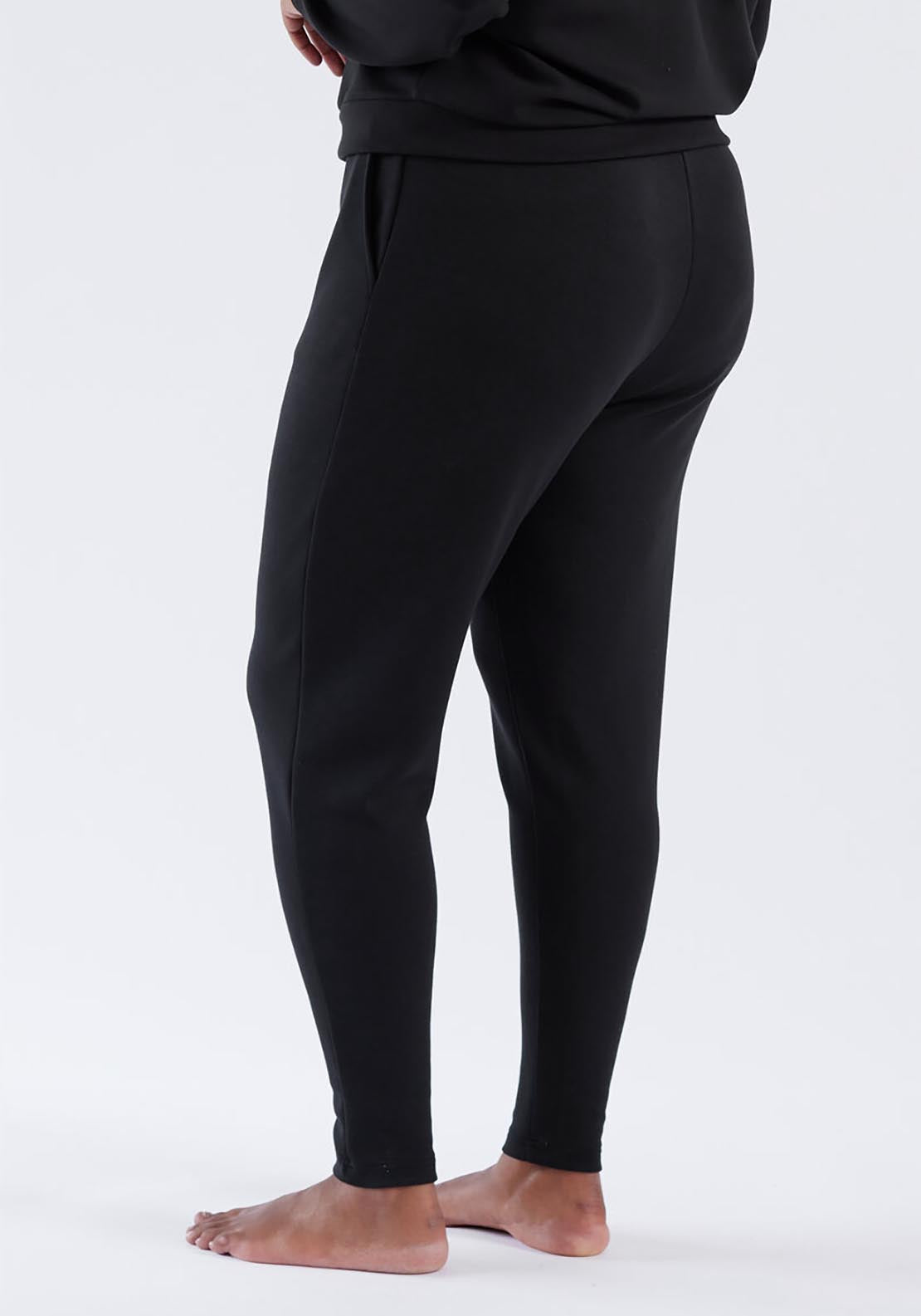 Q Tiamo Womens Sweat Pants - Black 3 Shaws Department Stores