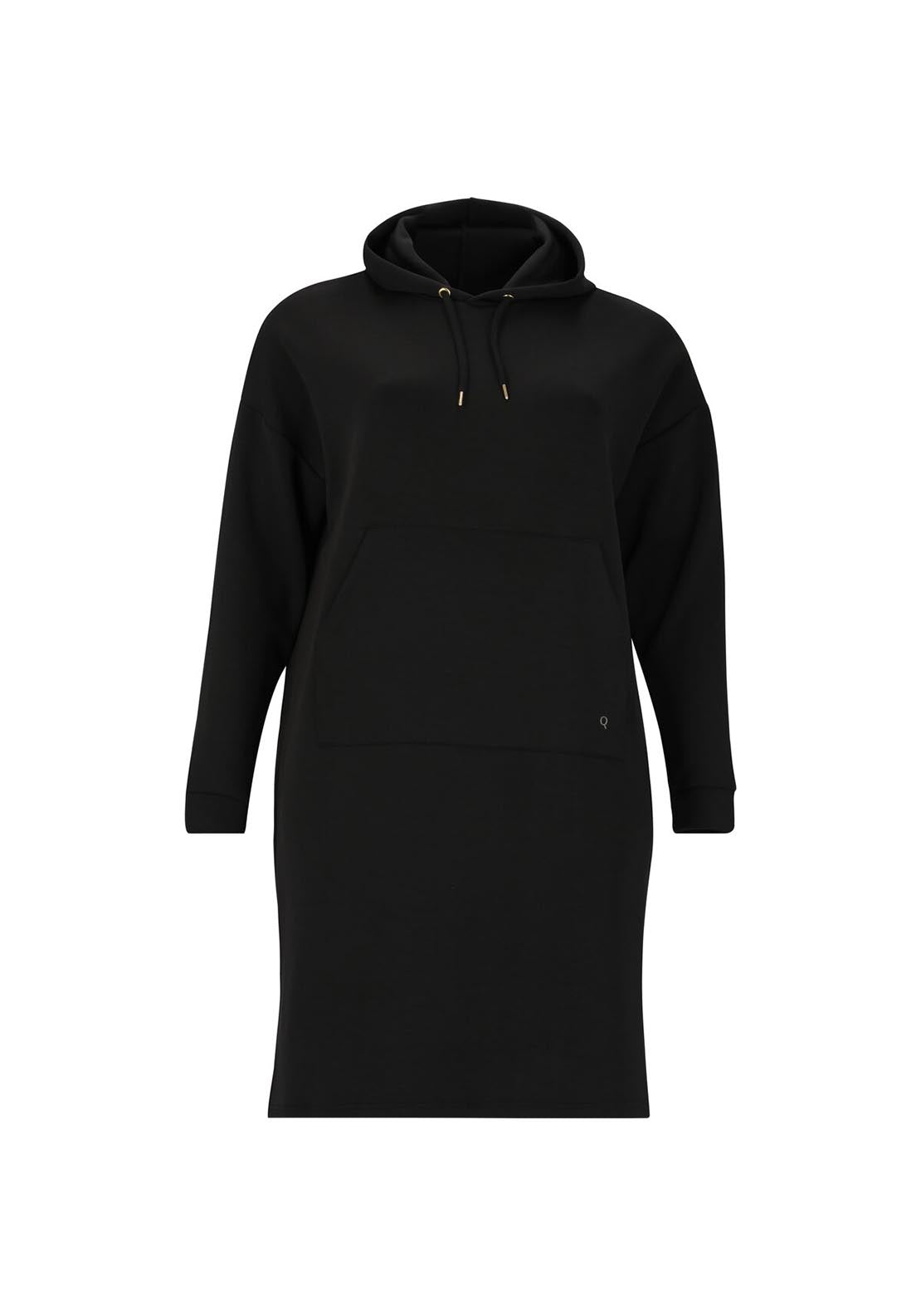 Q Womenseat Hoodie Dress - Black 5 Shaws Department Stores