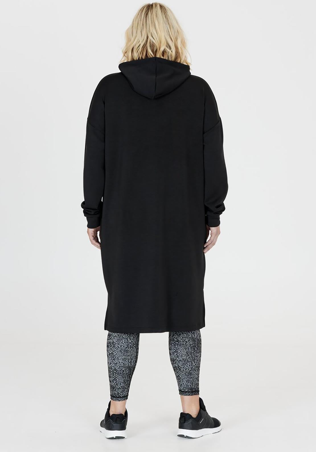 Q Womenseat Hoodie Dress - Black 8 Shaws Department Stores