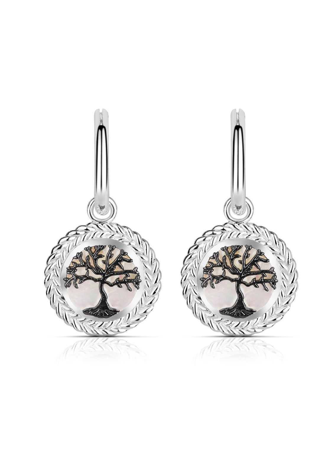 Newbridge Jewellery Celtic Tree Of Life Earrings - Silver 1 Shaws Department Stores