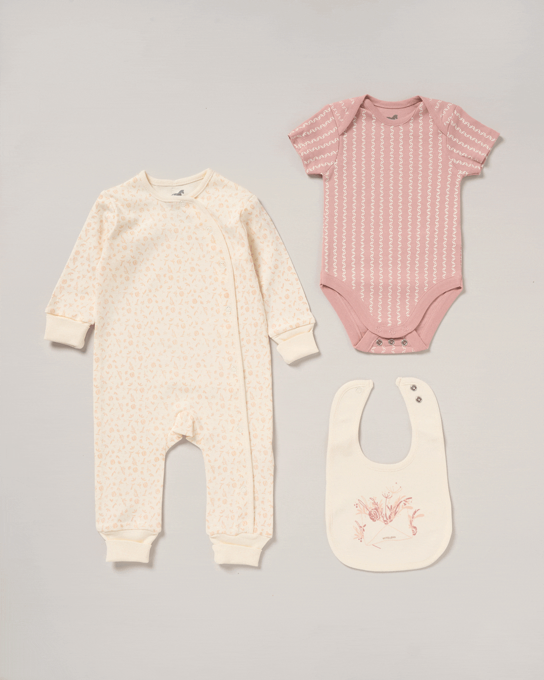 Jainco Baby 3 Piece Gift Set - Pink 1 Shaws Department Stores