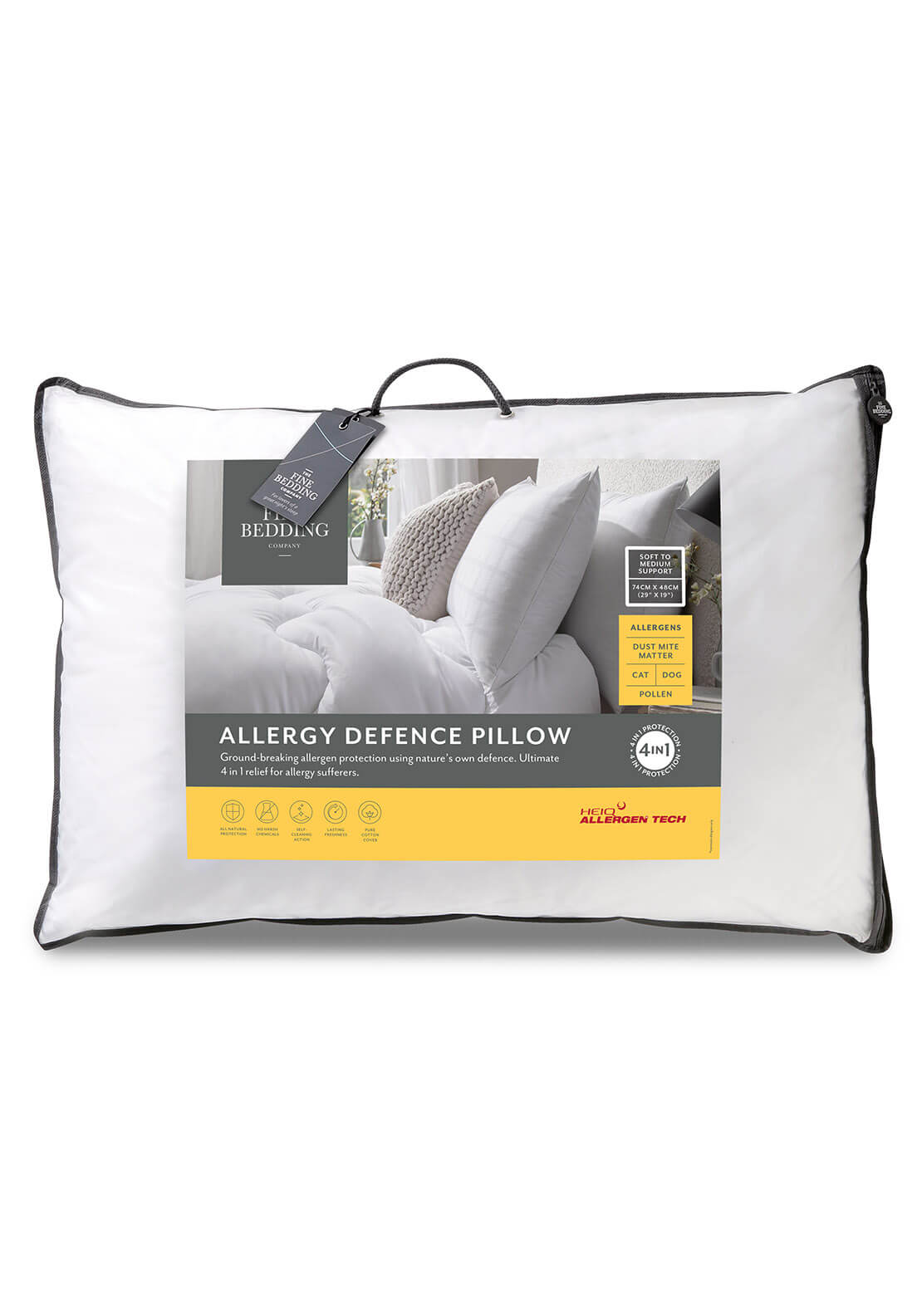 The Fine Bedding Company Allergy Defence Pillow 4 Shaws Department Stores