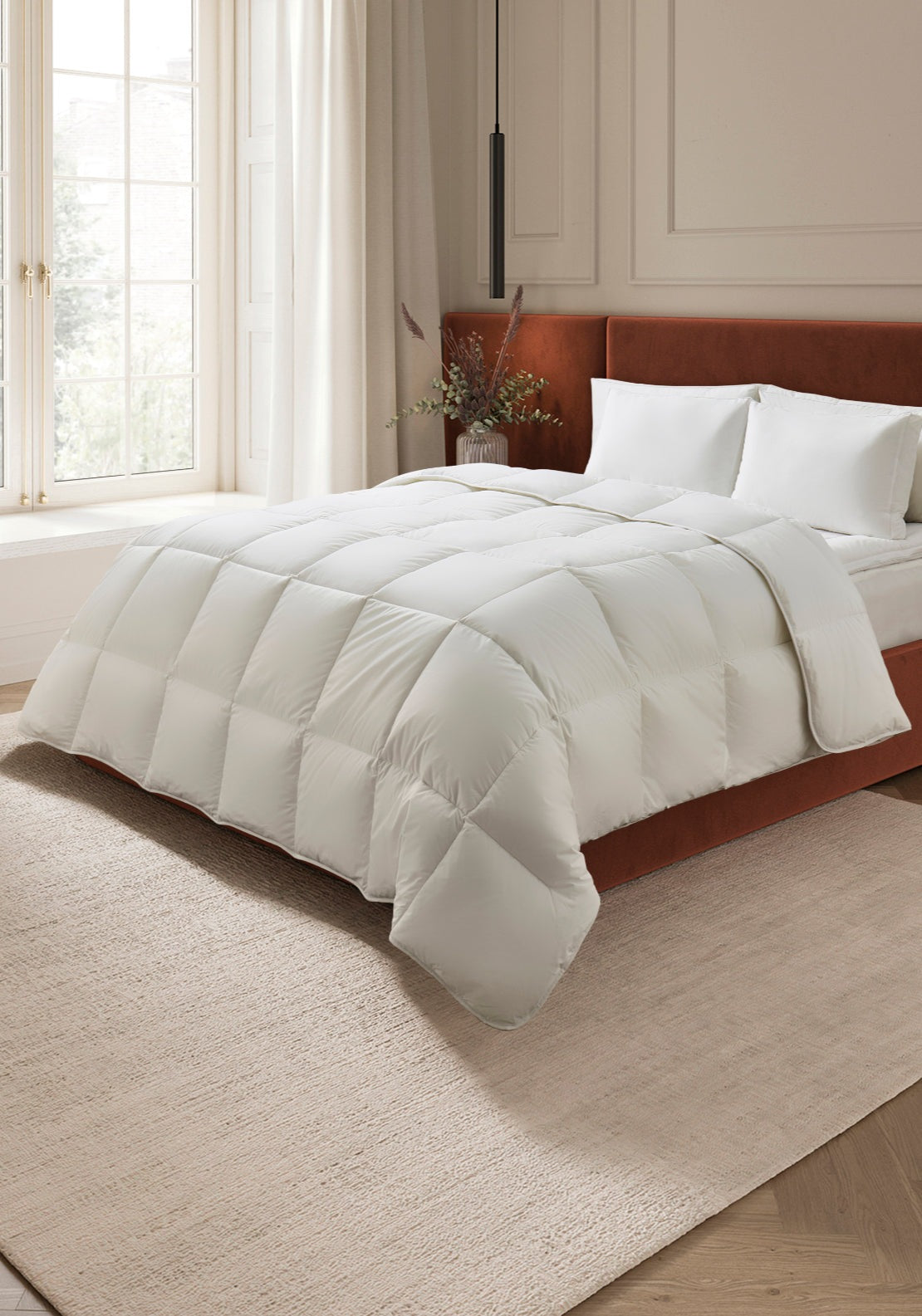 The Fine Bedding Company Smartdown Cotton Duvet 10.5 Tog - White 1 Shaws Department Stores