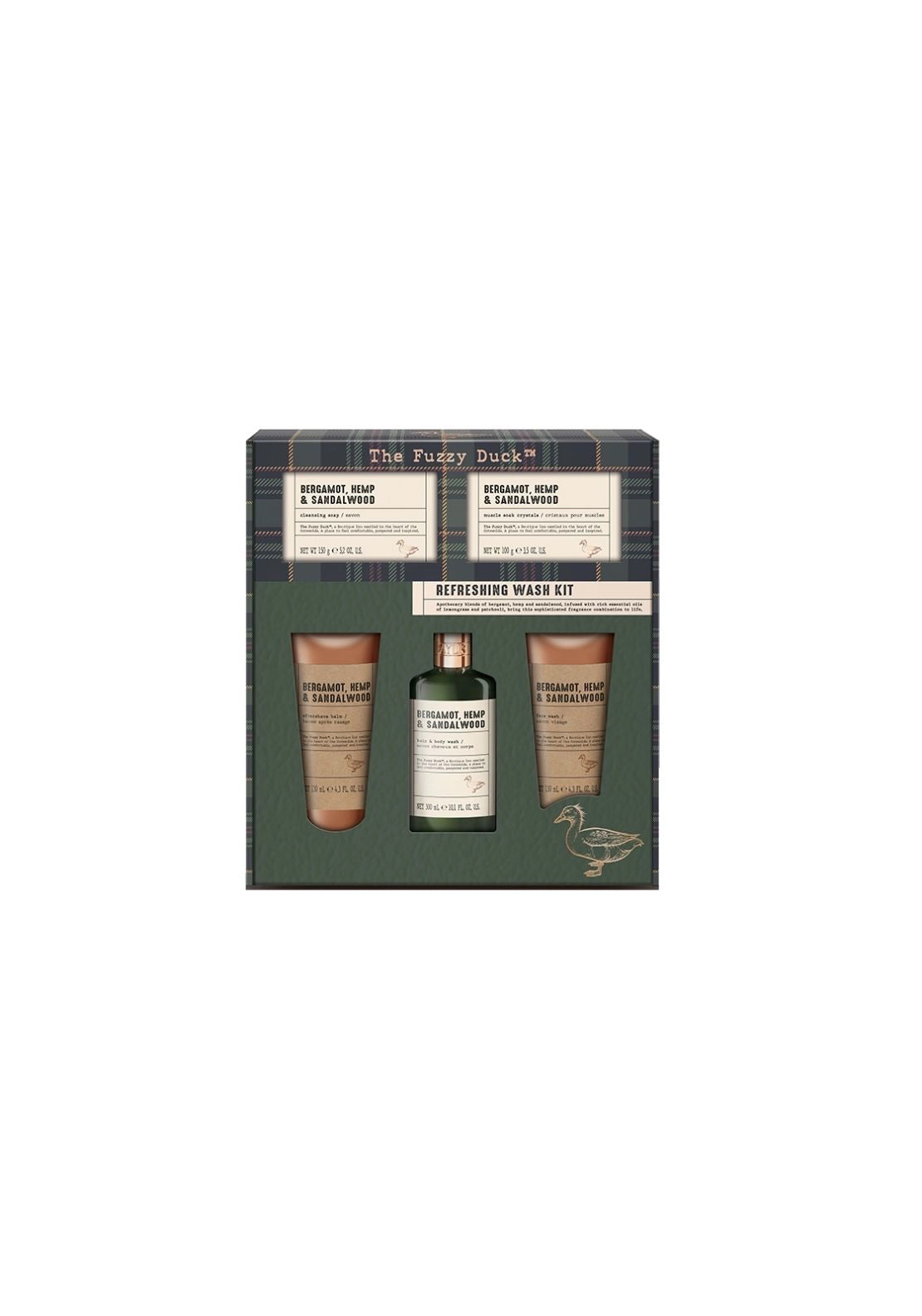 The Fuzzy Duck Bergamot, Hemp &amp; Sandalwood Men&