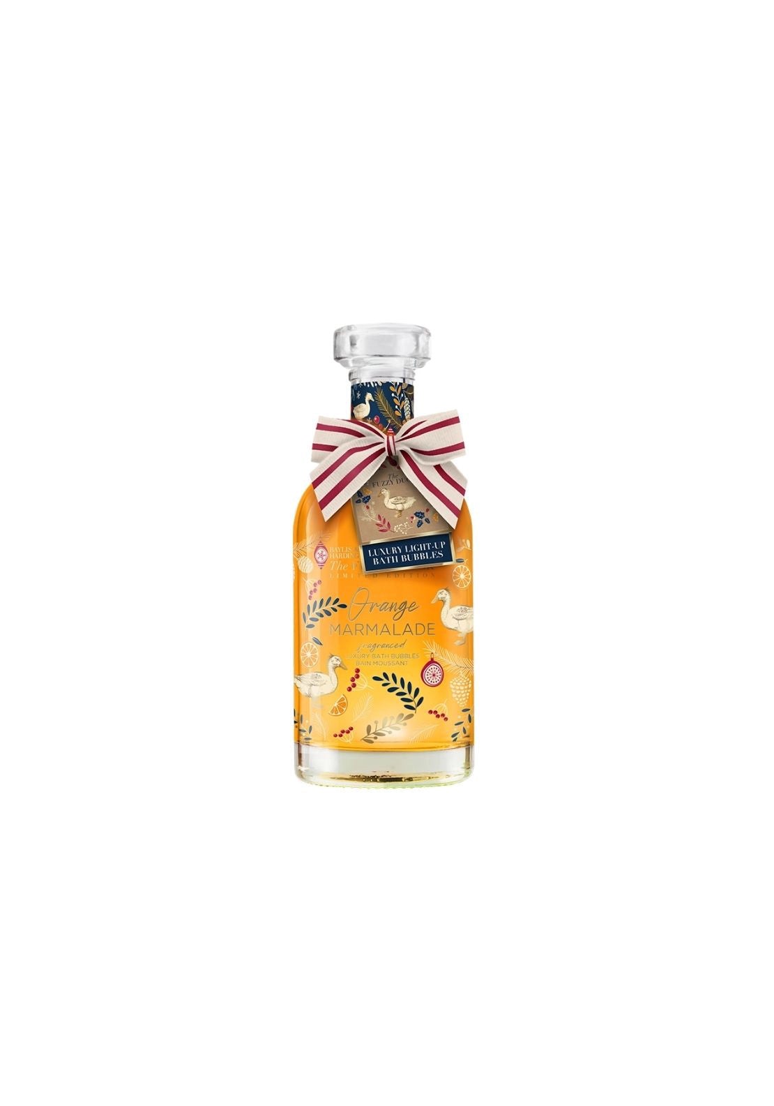 The Fuzzy Duck Winter Wonderland Light Up Bath Bubbles Decanter Gift - Multi