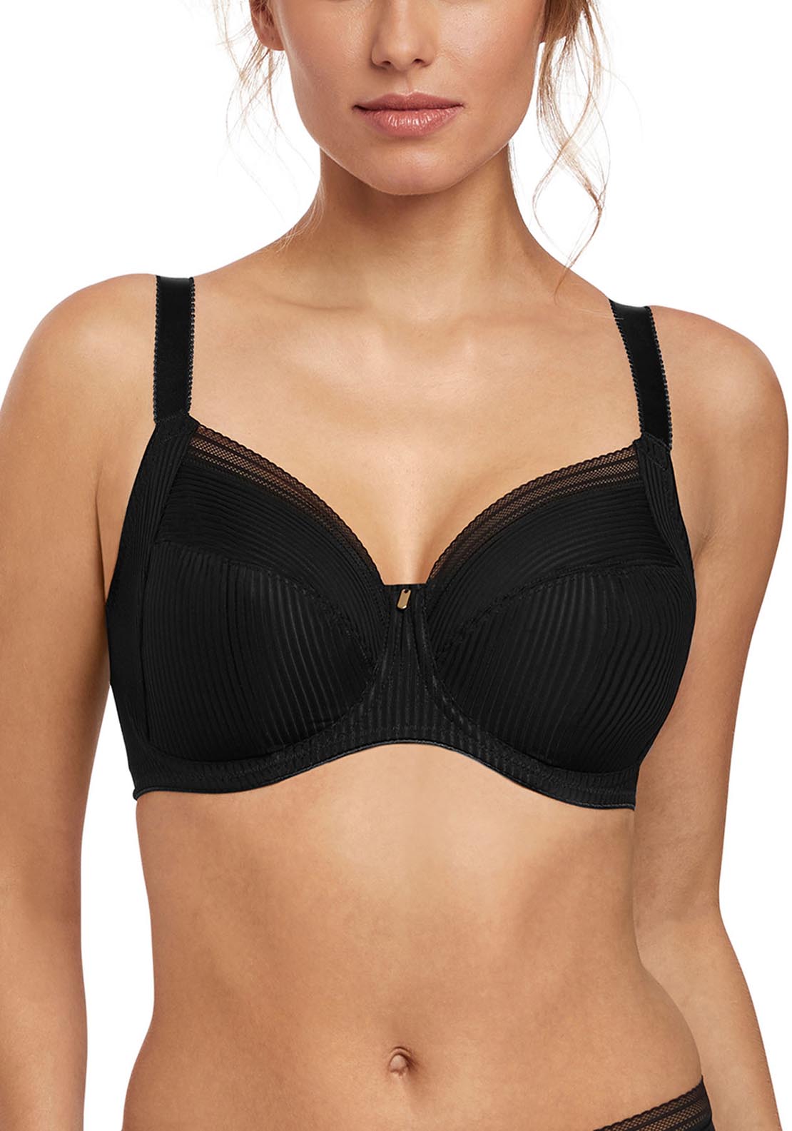 Fantasie Fusion Full Cup Side Support Bra - Black 2 Shaws Department Stores