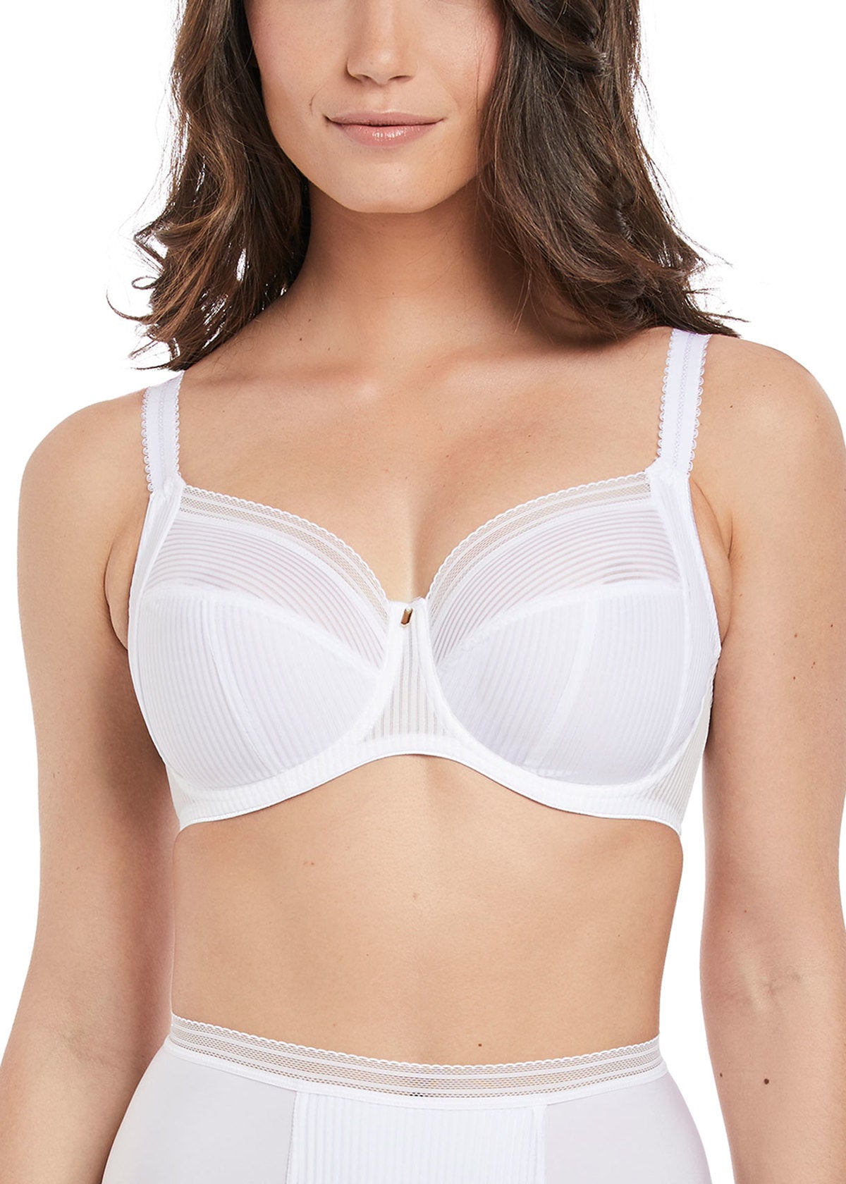 Fantasie Fusion Full Cup Side Support Bra - White 2 Shaws Department Stores