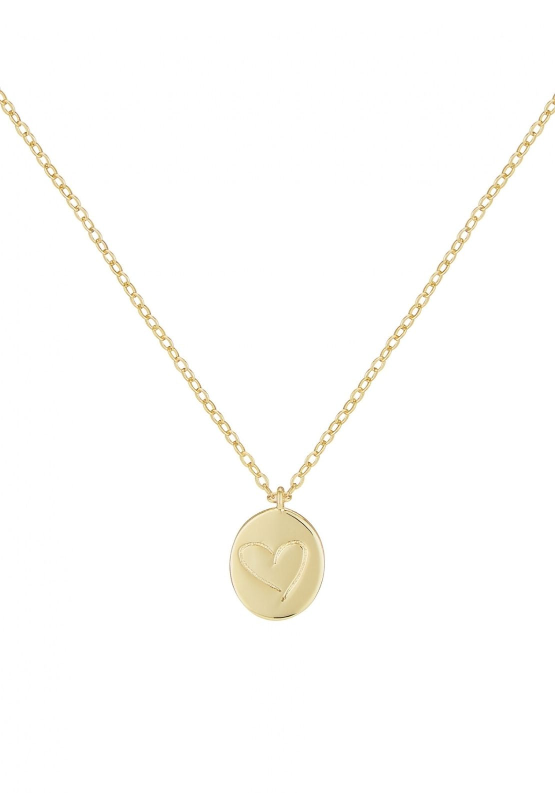 Don’t Kill My Vibe From The Heart Necklace - Gold 1 Shaws Department Stores