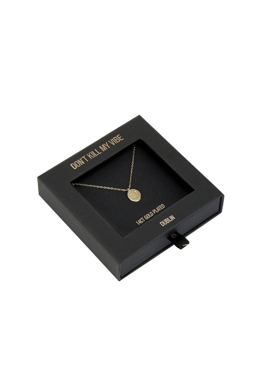 Don’t Kill My Vibe From The Heart Necklace - Gold 2 Shaws Department Stores